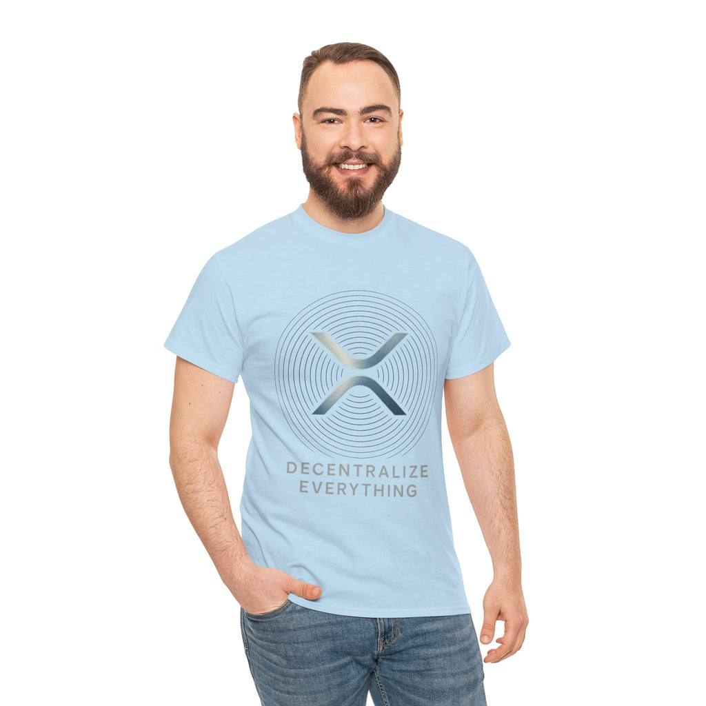 XRP 'Decentralize Everything' Tee - Crypto Logo T-Shirt