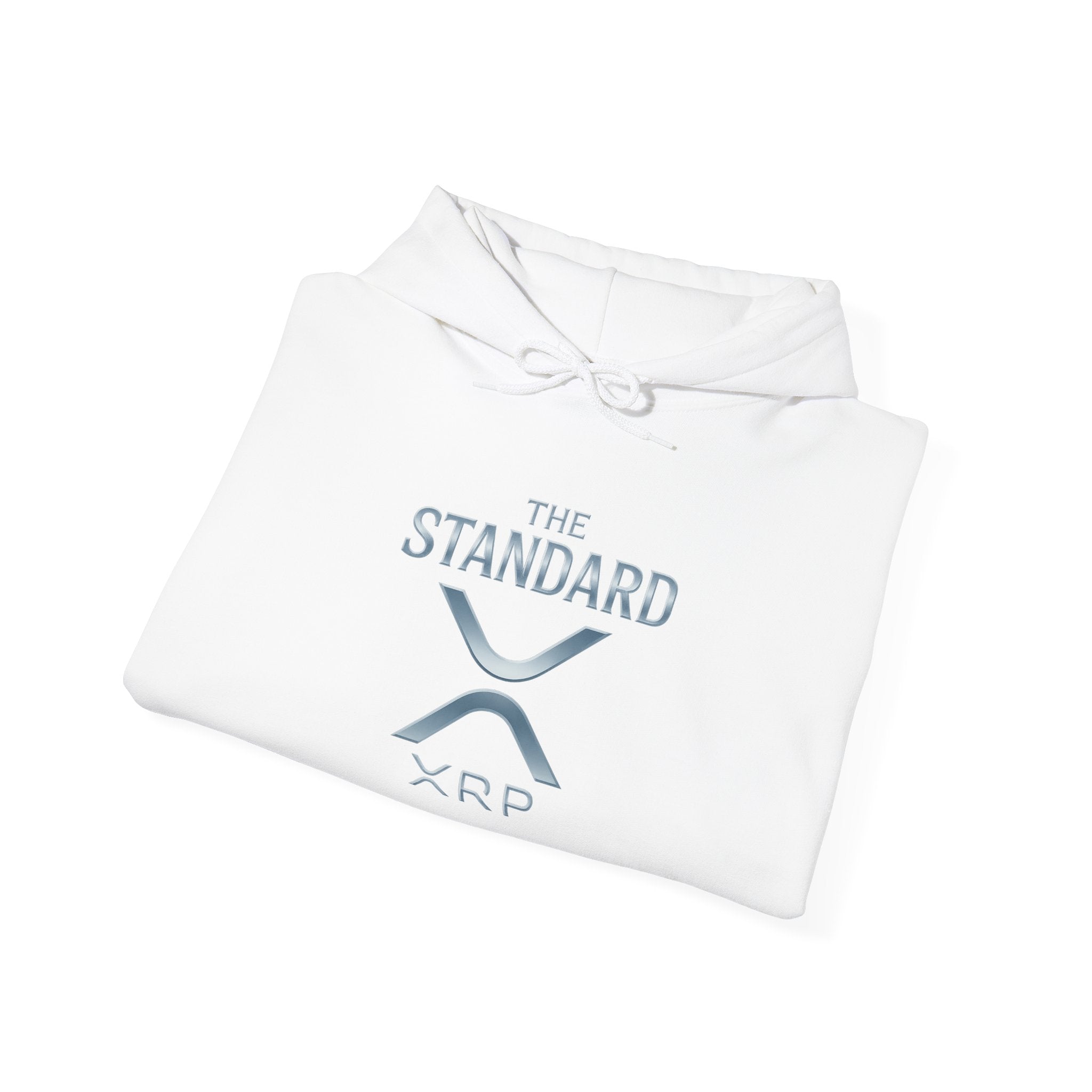 XRP 'The Standard' Logo Hoodie — Crypto Casual Pullover