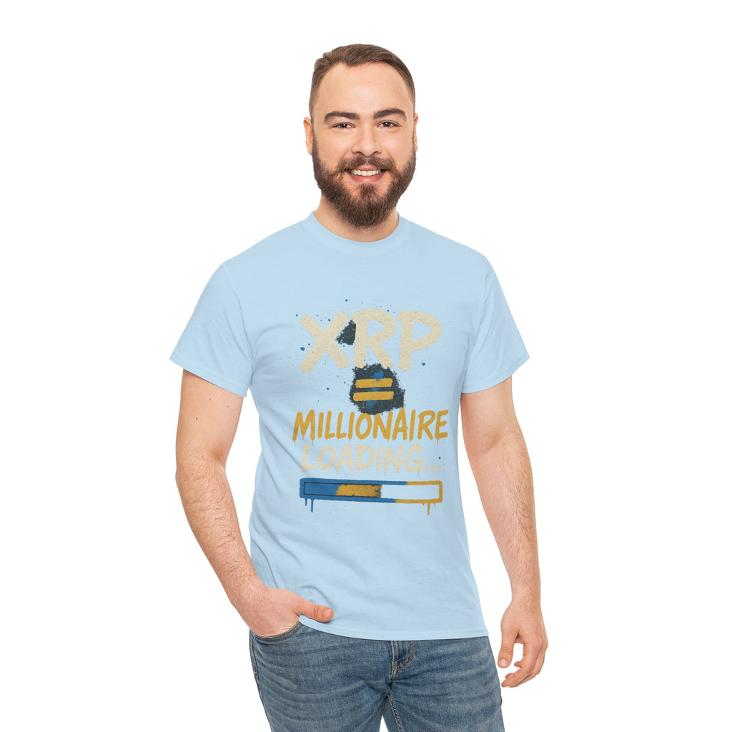 XRP Millionaire Loading T-Shirt — Crypto Investor Progress Tee