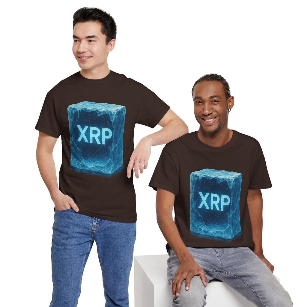 XRP Ice Block Tee — Crypto Ripple Logo T-Shirt