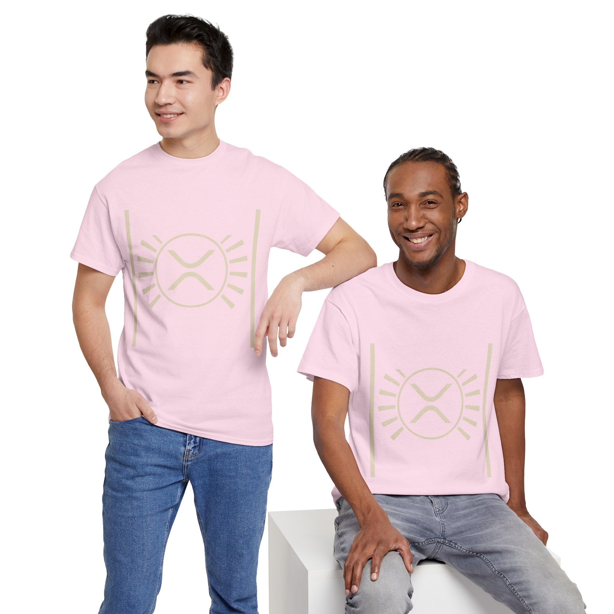 XRP Sun Logo T‑Shirt — Minimal Crypto Ripple Tee
