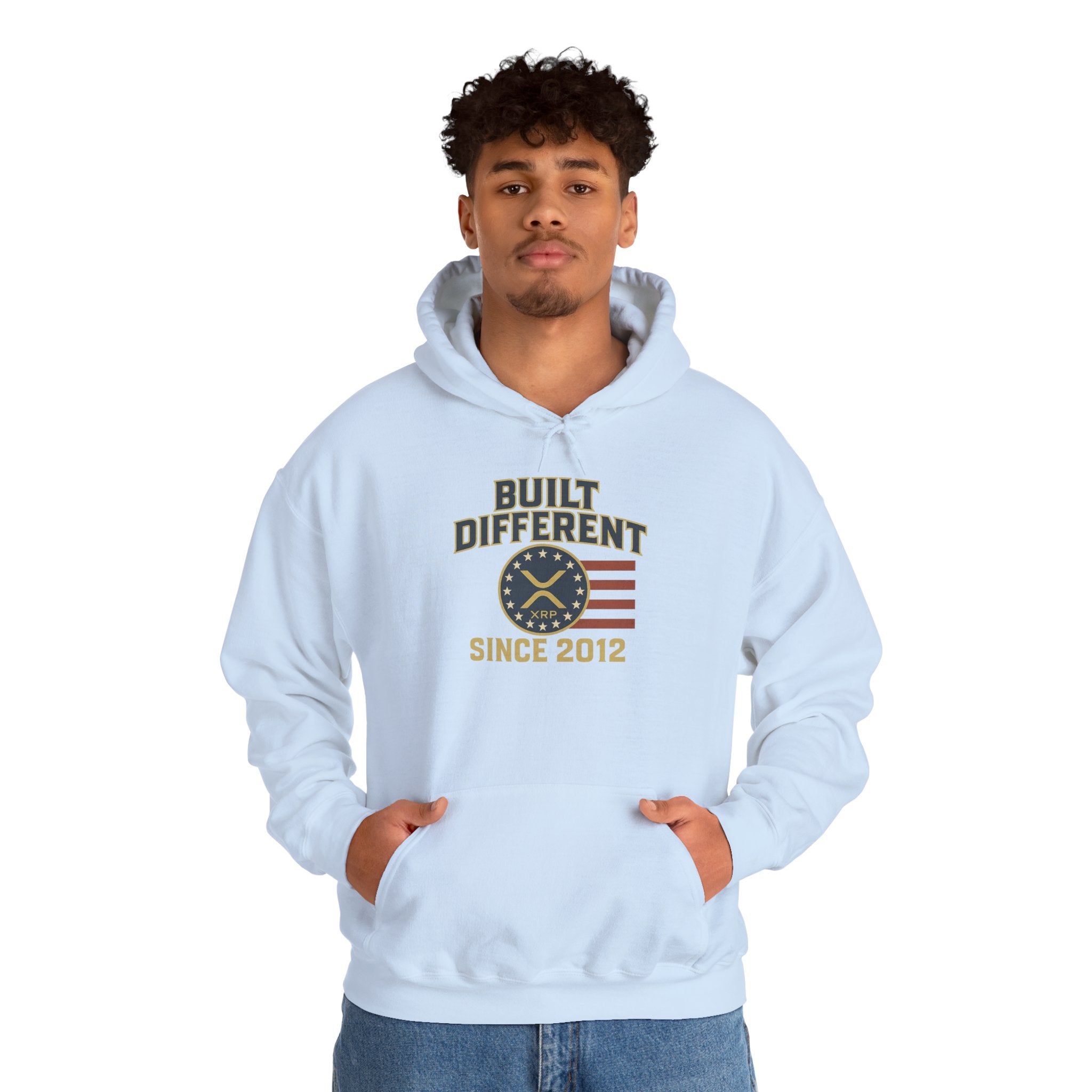 Built Different Hoodie • 'Built Different Since 2012' Patriotic Casual Pullover