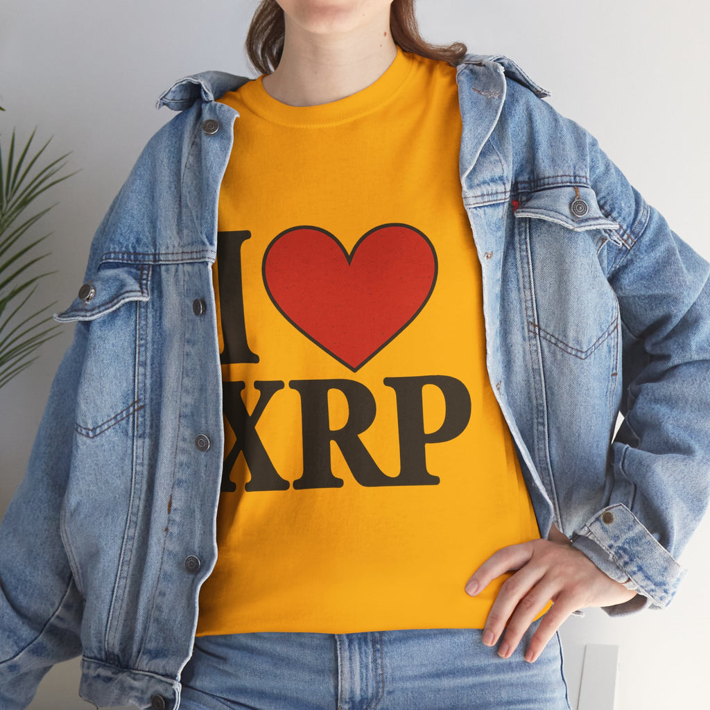 I  XRP T-Shirt — Crypto Enthusiast Ripple Tee