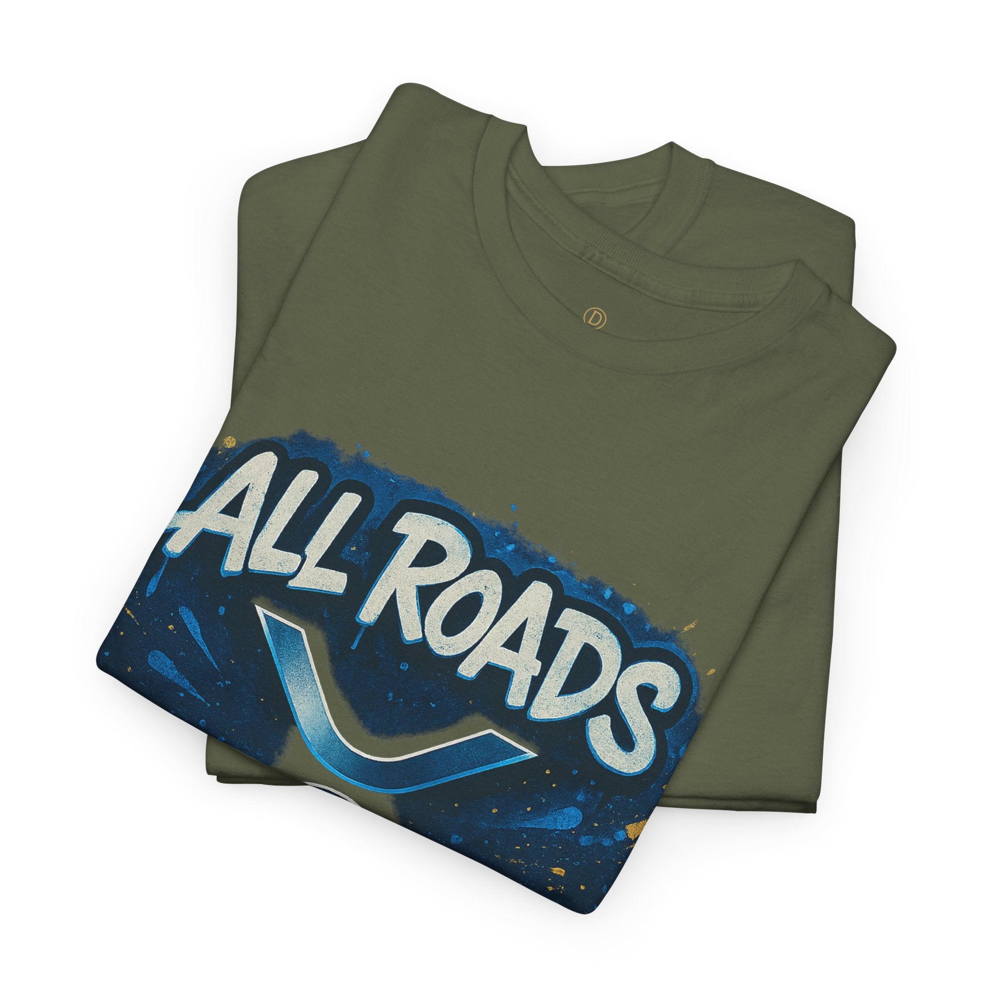 XRP Crypto T-Shirt — "All Roads Lead to XRP" Graphic Tee