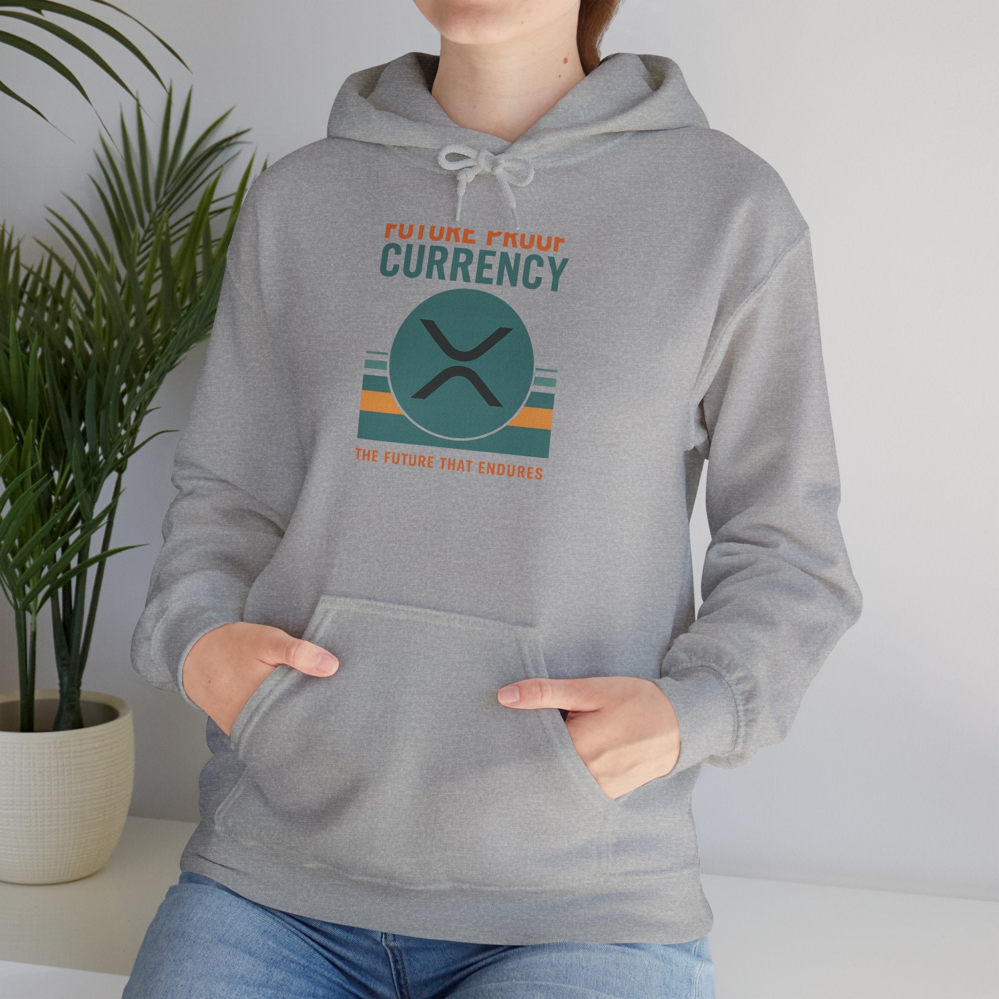 Ripple Crypto Hoodie – “Future Proof Currency” Retro Logo Sweatshirt