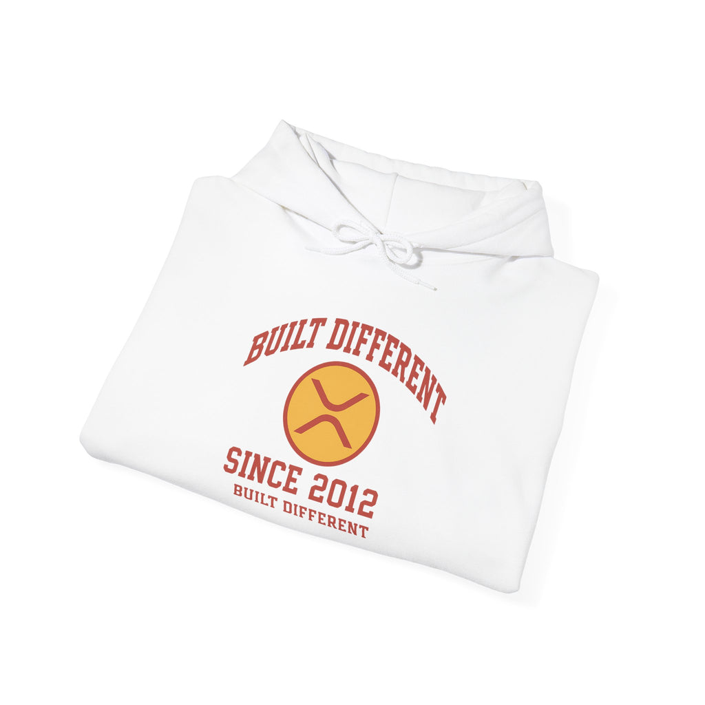 Built Different Hoodie — 'Built Different Since 2012' Retro Logo Hooded Sweatshirt