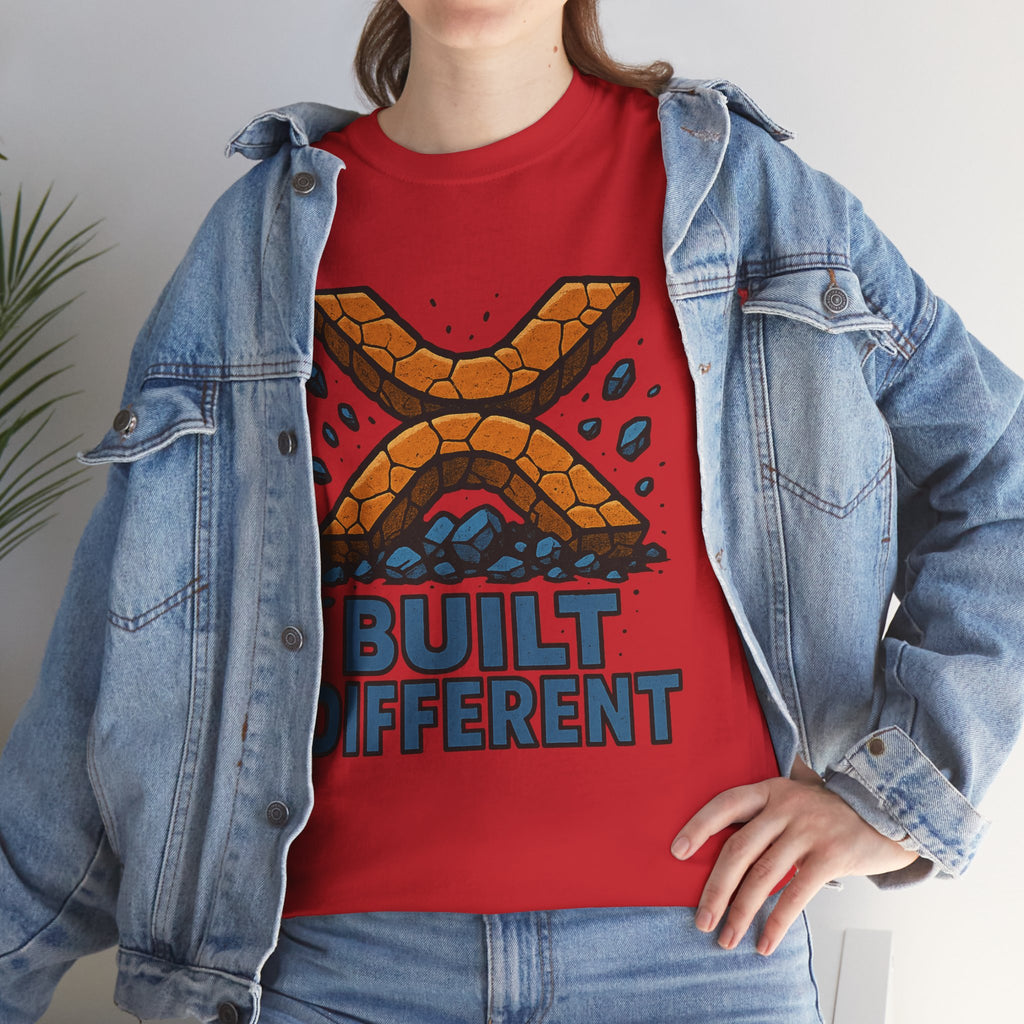 Built Different T-Shirt — Rugged Crypto X Design Tee