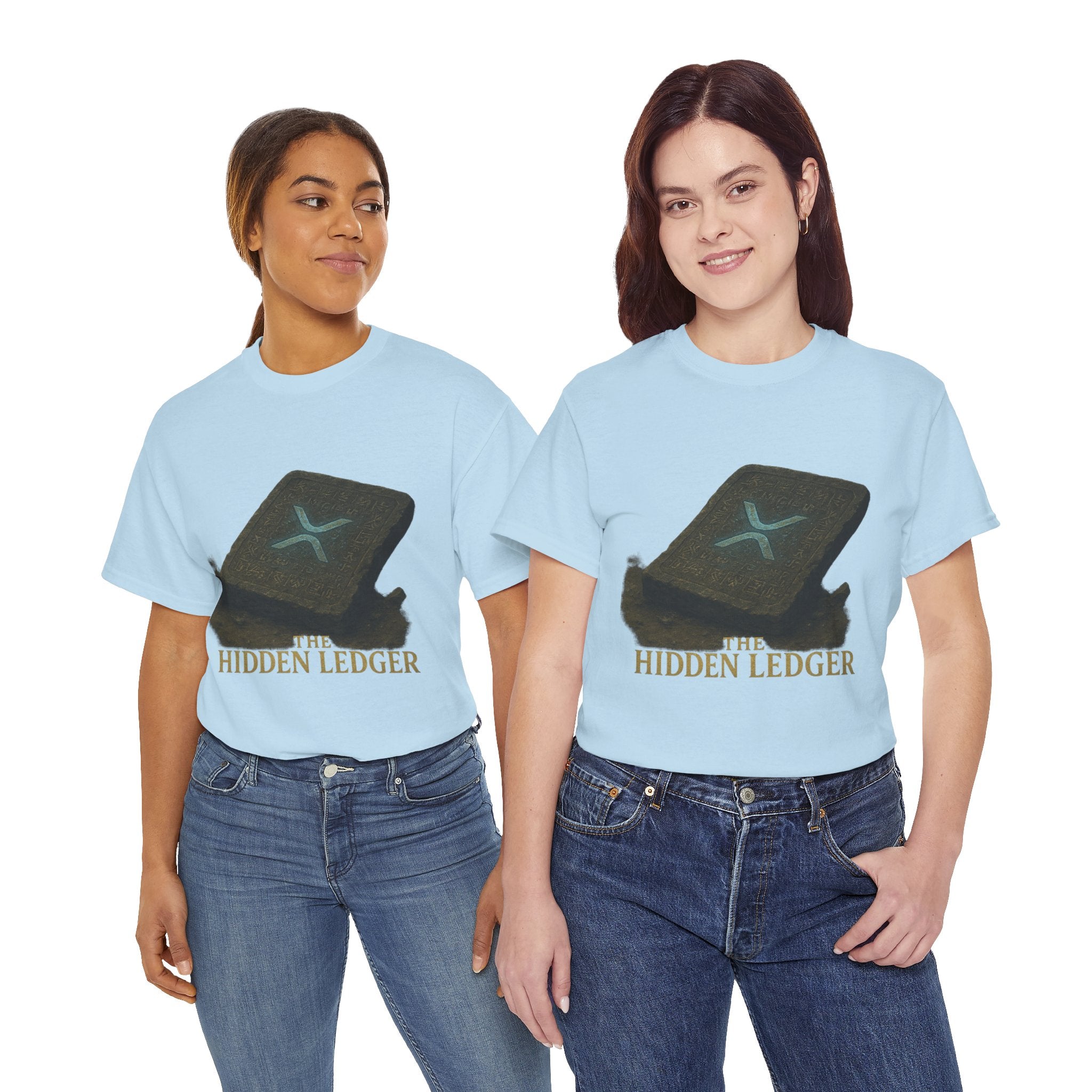 T-Shirt — "The Hidden Ledger" Crypto XRP Wallet Graphic Tee