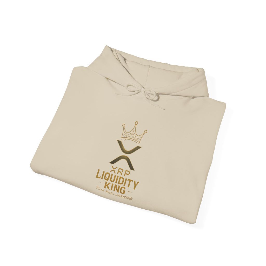 XRP Liquidity King Hoodie — Crypto Logo Pullover for Traders & Investors