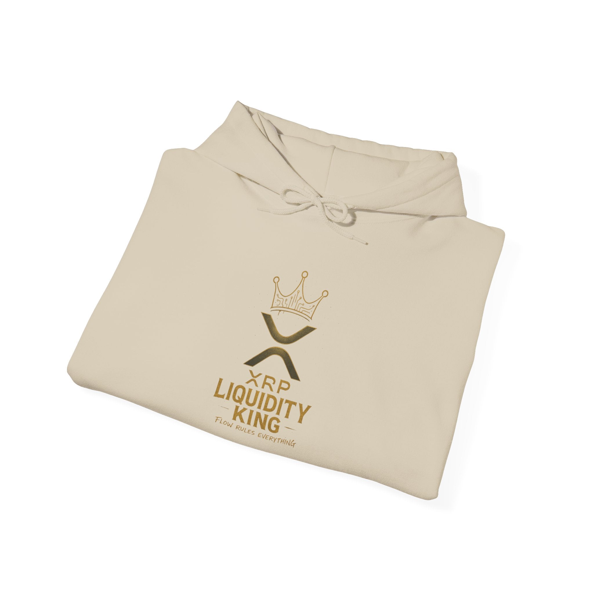XRP Liquidity King Hoodie — Crypto Logo Pullover for Traders & Investors