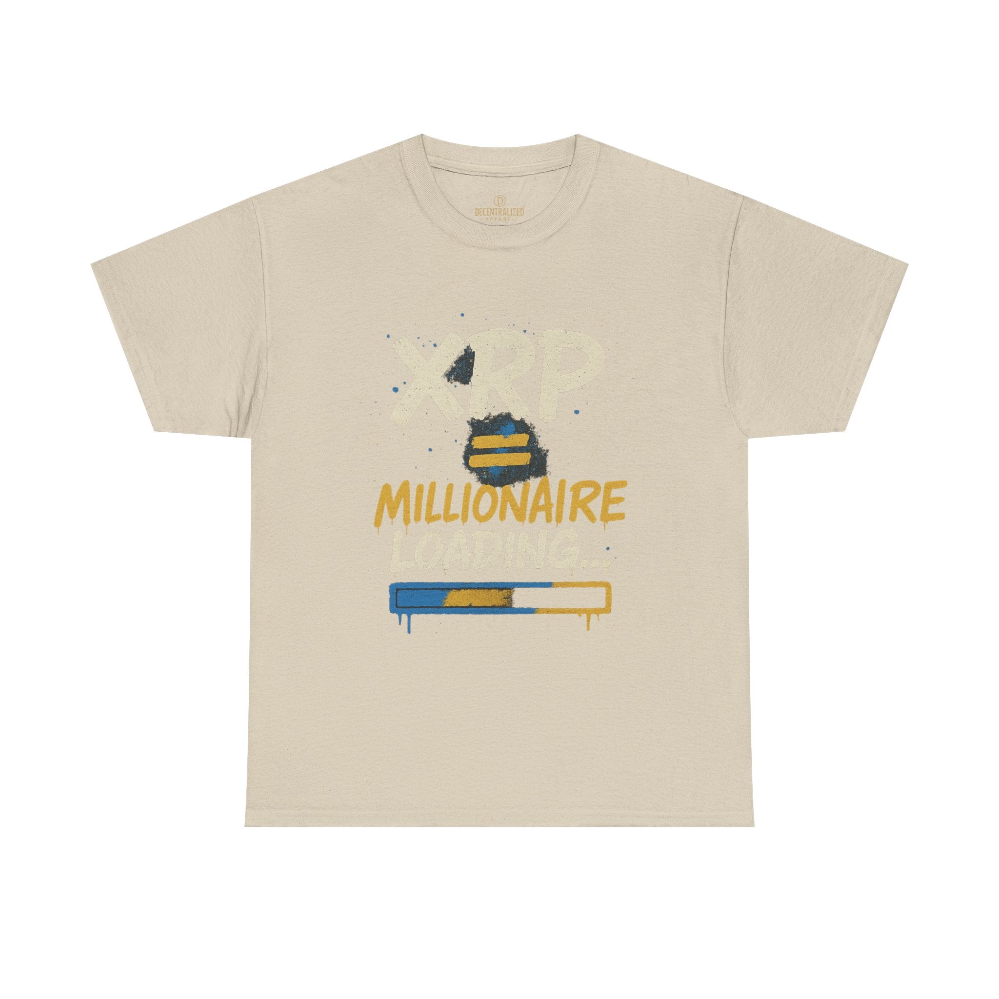 XRP Millionaire Loading T-Shirt — Crypto Investor Progress Tee