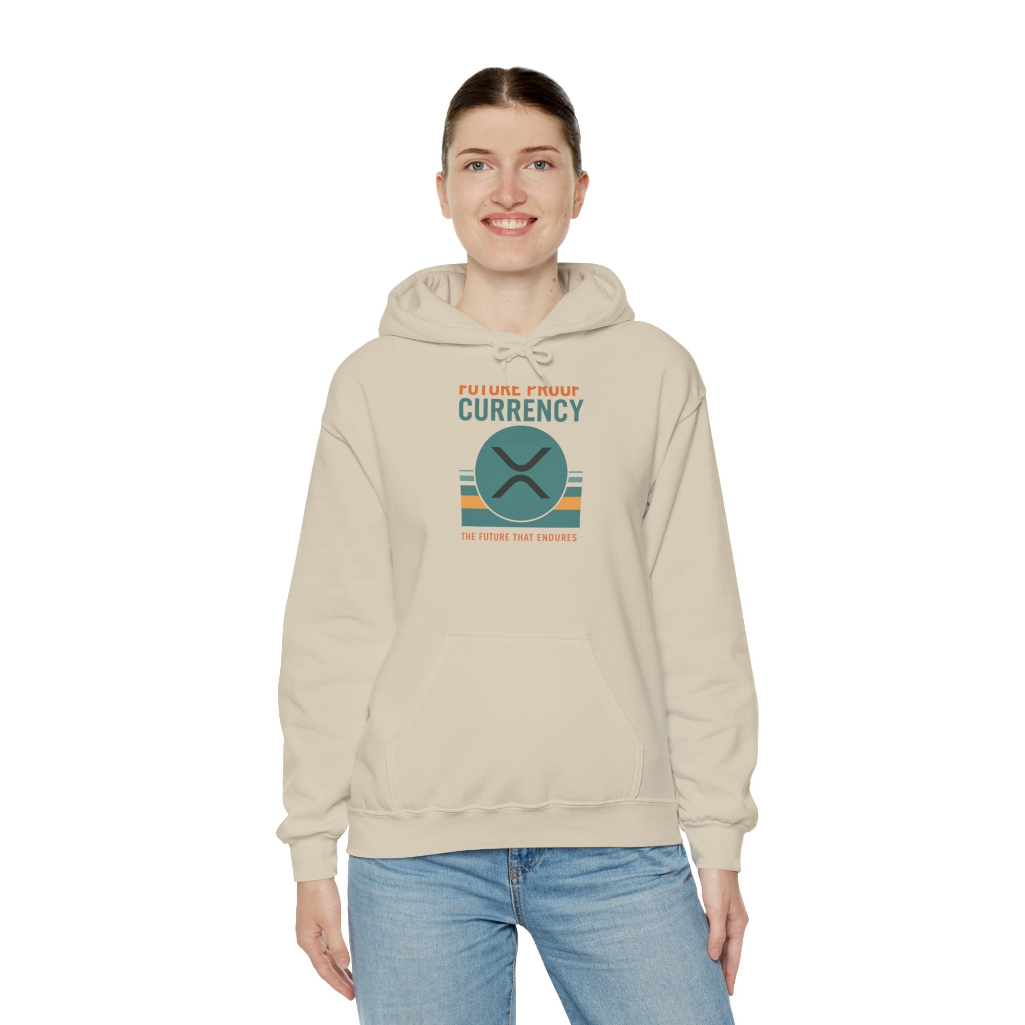 Ripple Crypto Hoodie – “Future Proof Currency” Retro Logo Sweatshirt