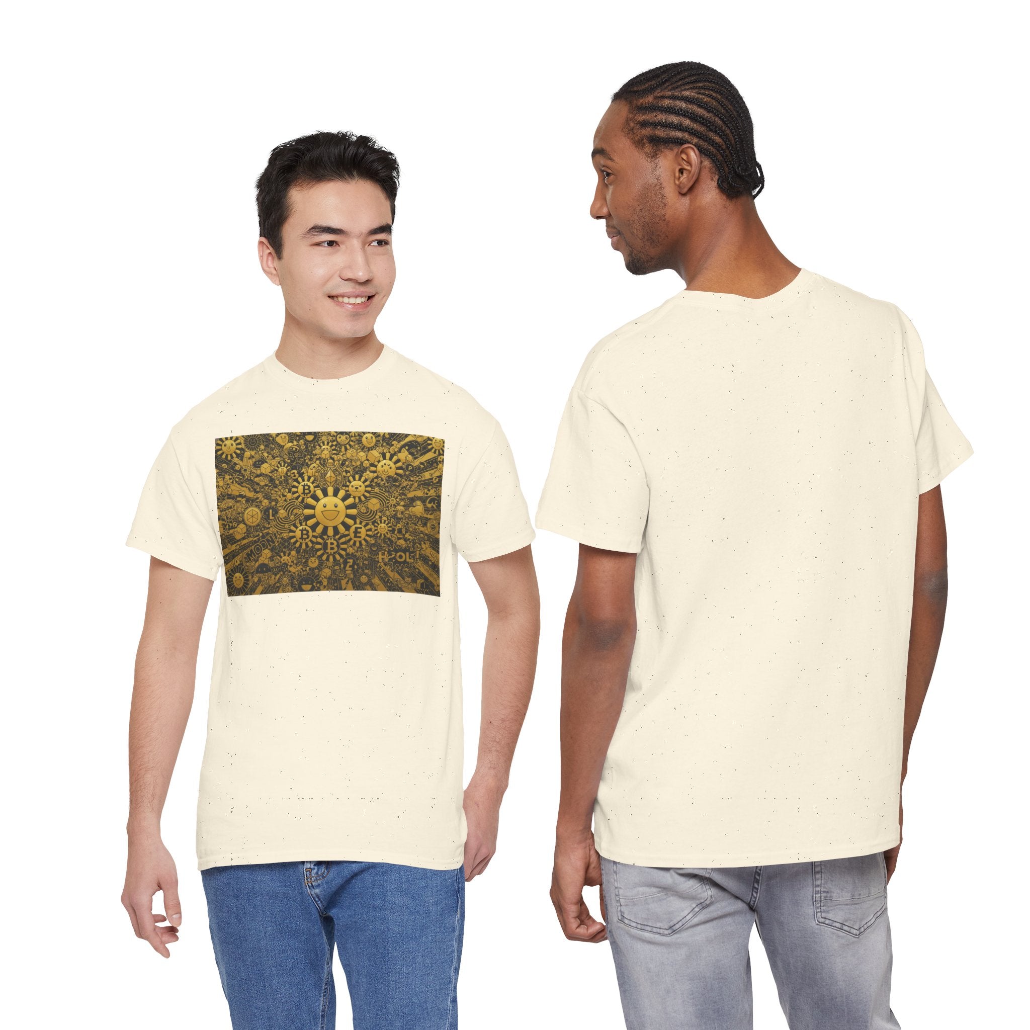 Sunflower Burst T‑Shirt — Golden Sunflower Pattern Tee