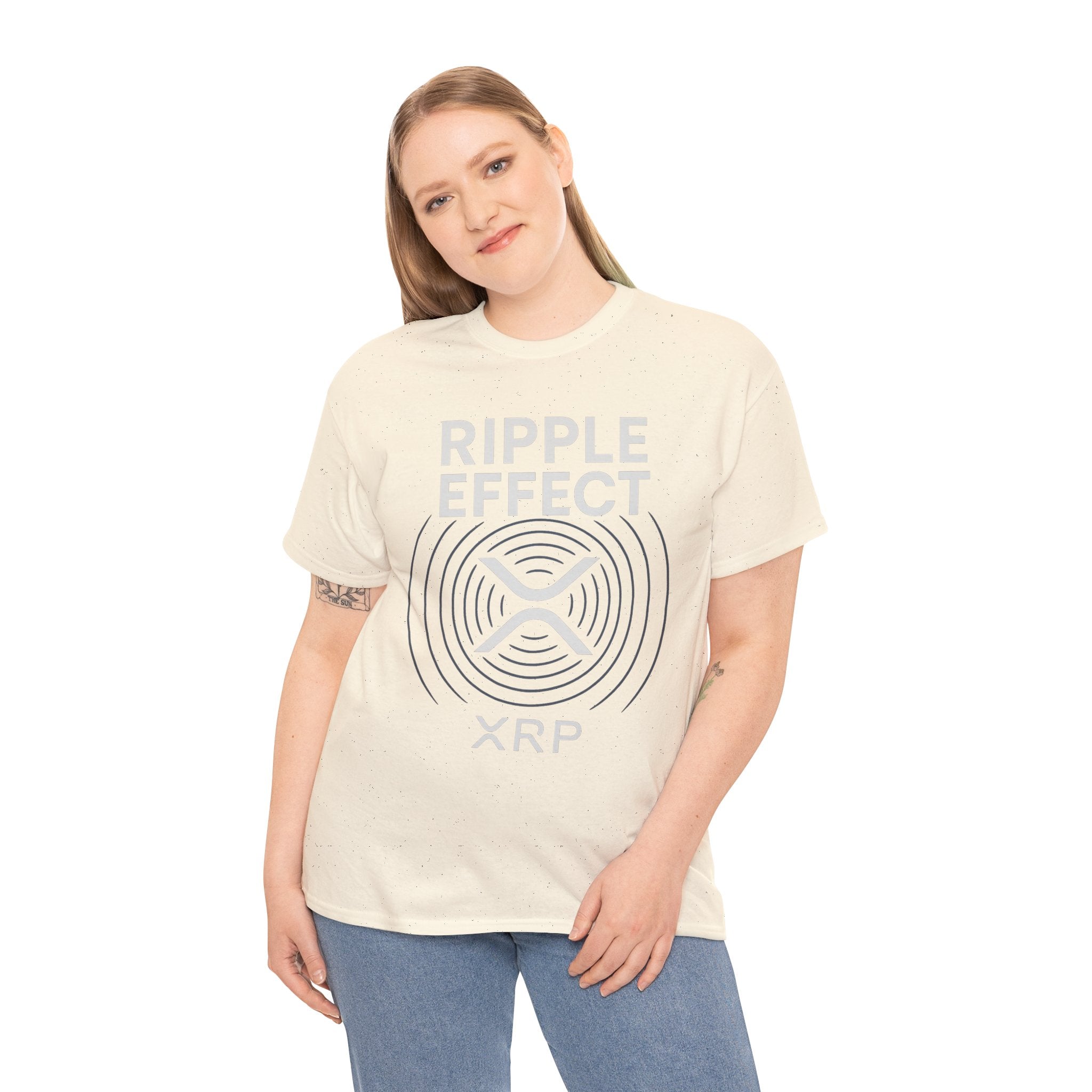 Ripple Effect XRP Tee — Minimal Cryptocurrency Logo T-Shirt