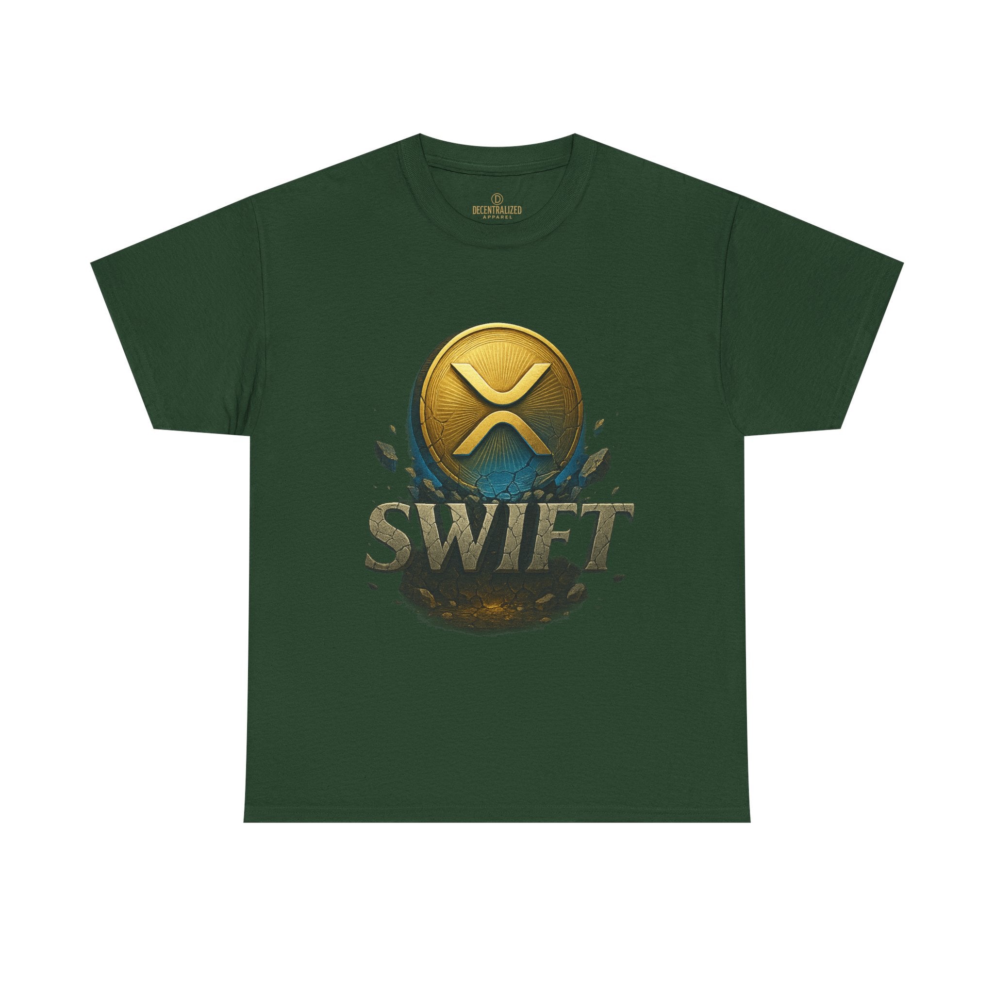 XRP Swift Cryptocurrency T‑Shirt — Ripple Coin Logo Graphic Tee