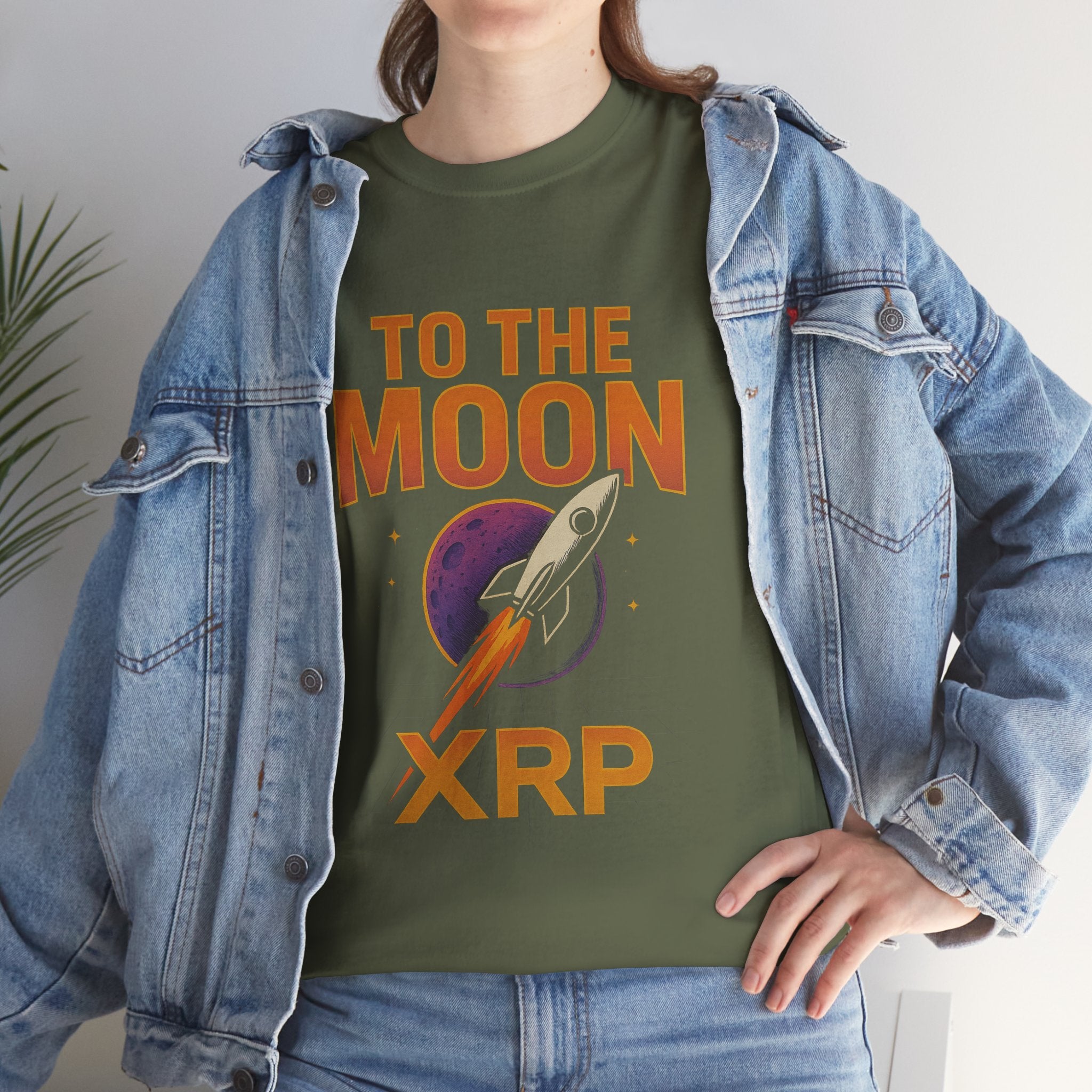 XRP To The Moon Tee — Cryptocurrency Investor Rocket Shirt