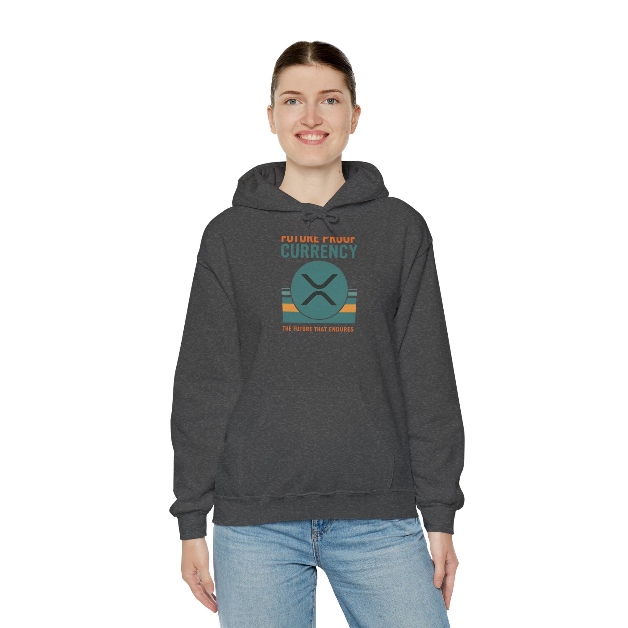 Ripple Crypto Hoodie – “Future Proof Currency” Retro Logo Sweatshirt