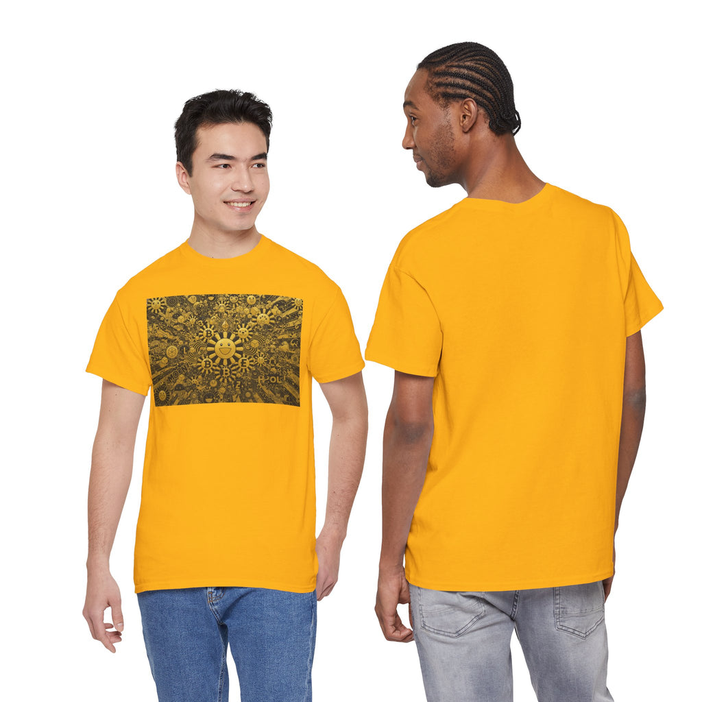 Sunflower Burst T‑Shirt — Golden Sunflower Pattern Tee