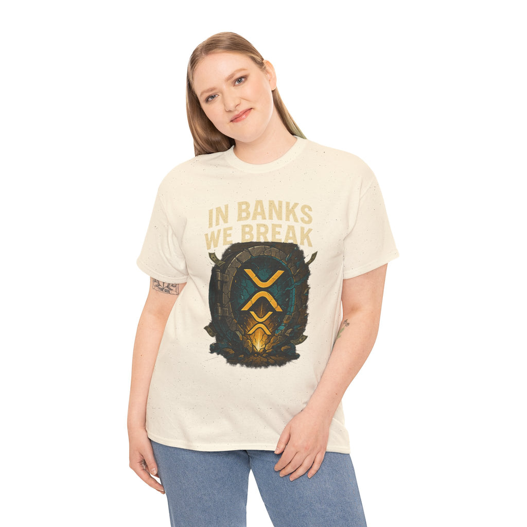 In Banks We Break XRP Crypto Graphic Tee