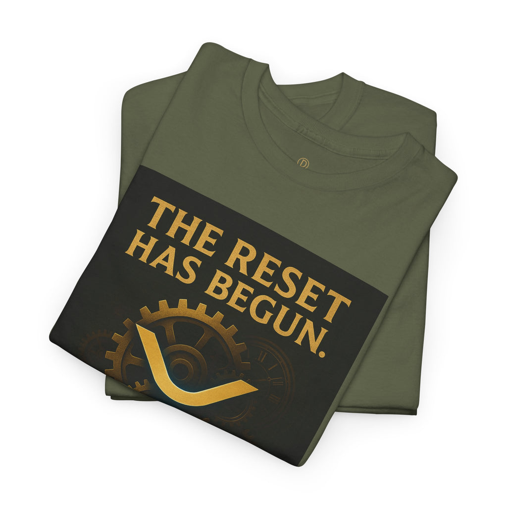 XRP Crypto Tee — "The Reset Has Begun" Bitcoin Alternative Shirt
