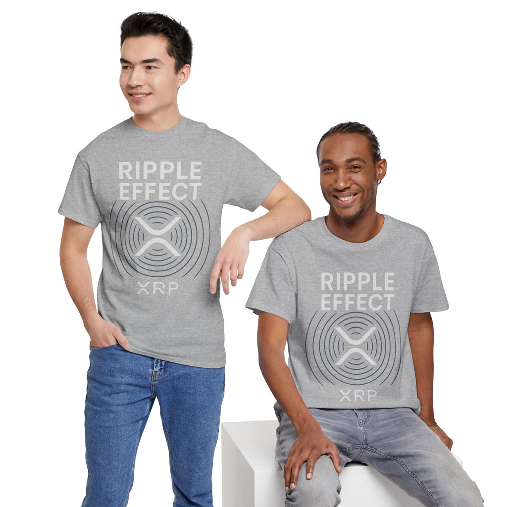 Ripple Effect XRP Tee — Minimal Cryptocurrency Logo T-Shirt