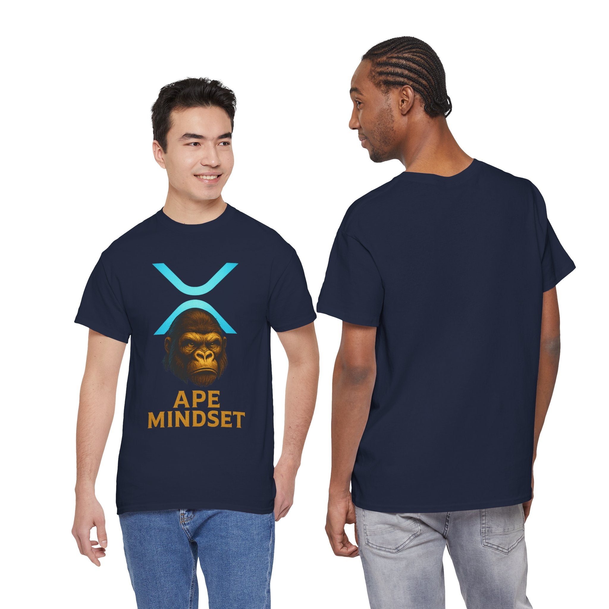 Ape Mindset T-Shirt — Crypto XRP Ape Graphic Tee