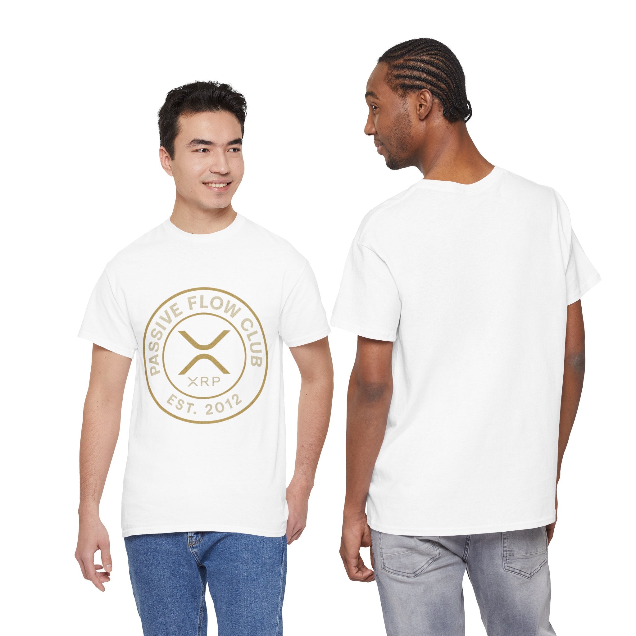 XRP Passive Flow Club T‑Shirt — Crypto Logo Tee (Est. 2012)