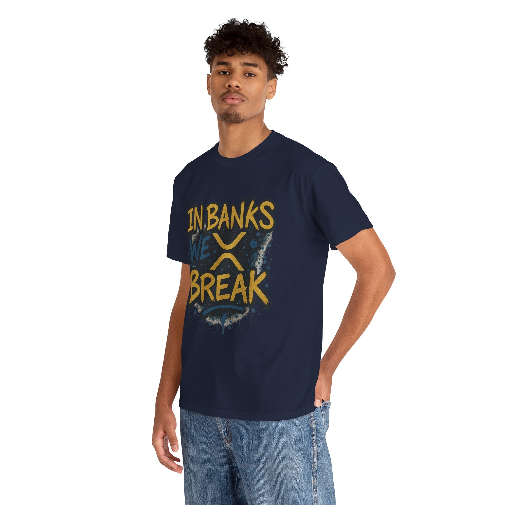 Ripple 'In Banks We Break' Graphic Tee — Crypto XRP Streetwear