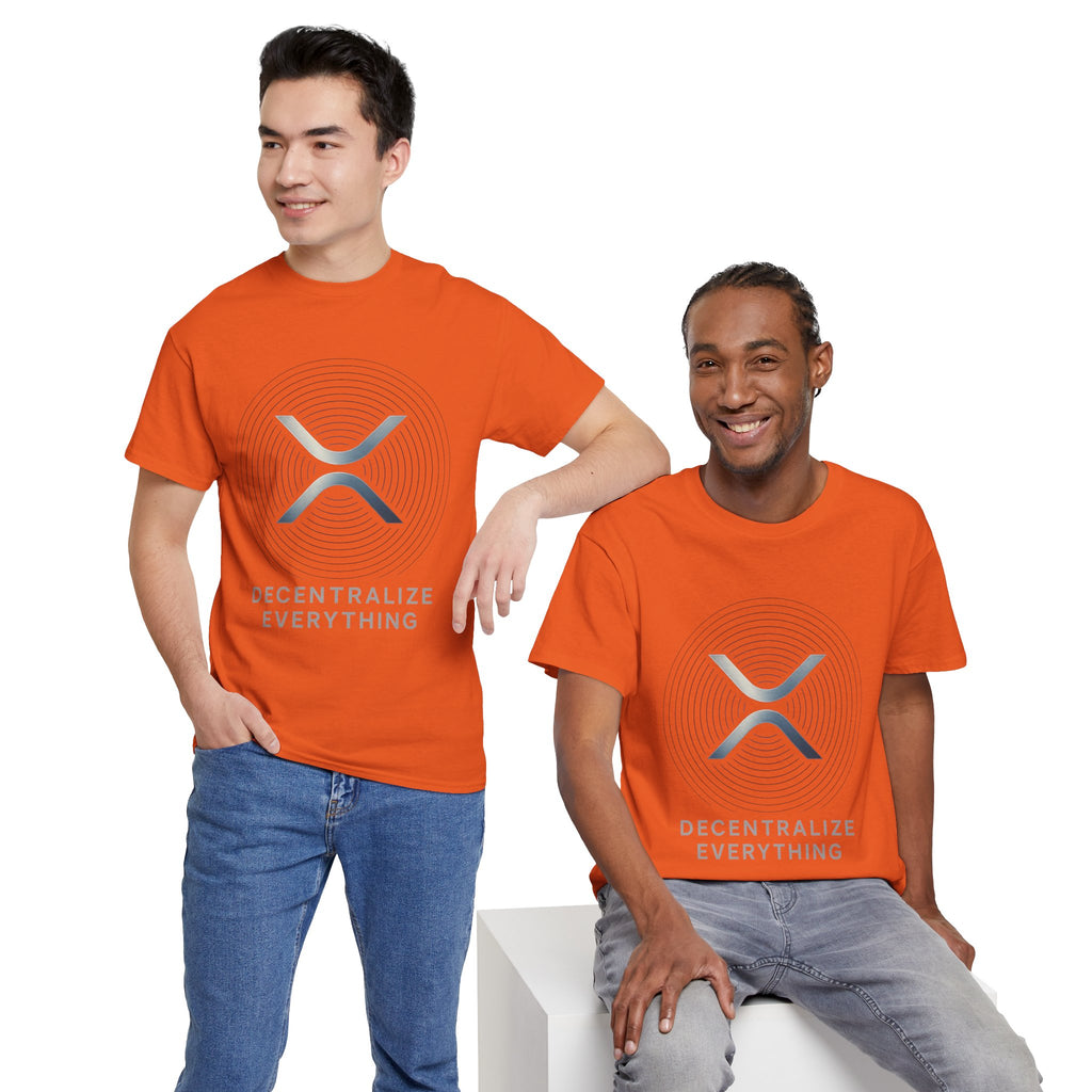 XRP 'Decentralize Everything' Tee - Crypto Logo T-Shirt