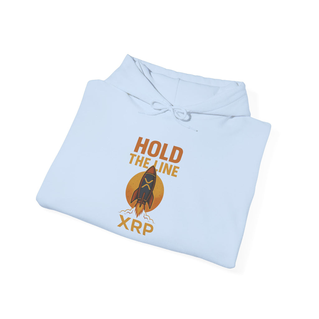 XRP 'Hold the Line' Hoodie — Crypto Supporter Sweatshirt