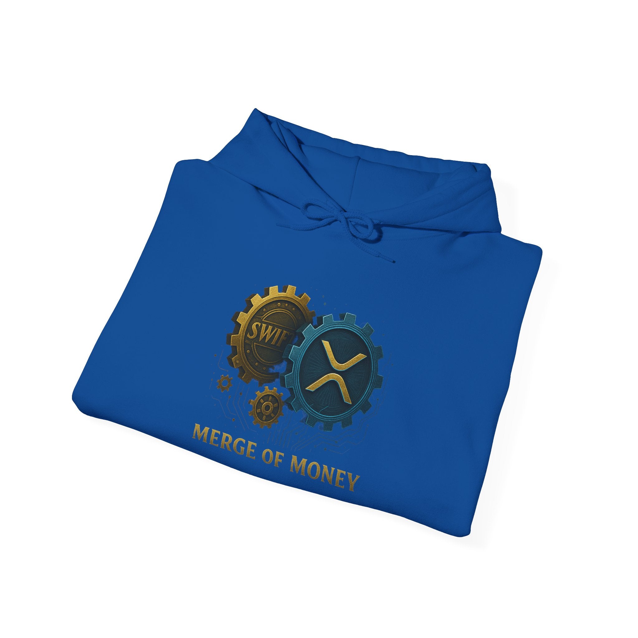 Merge of Money Hoodie — Financial Gears Graphic Pullover