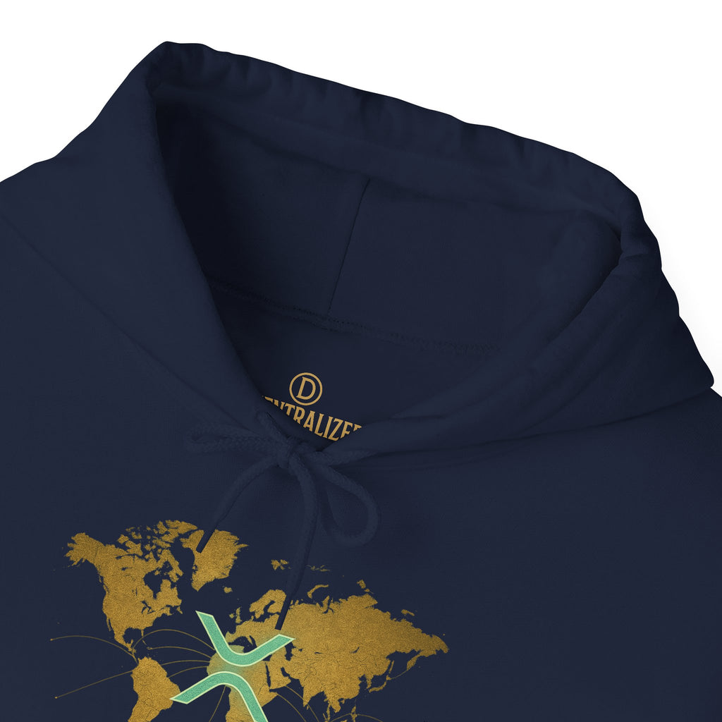 Global Reserve Hoodie — World Map Logo Pullover