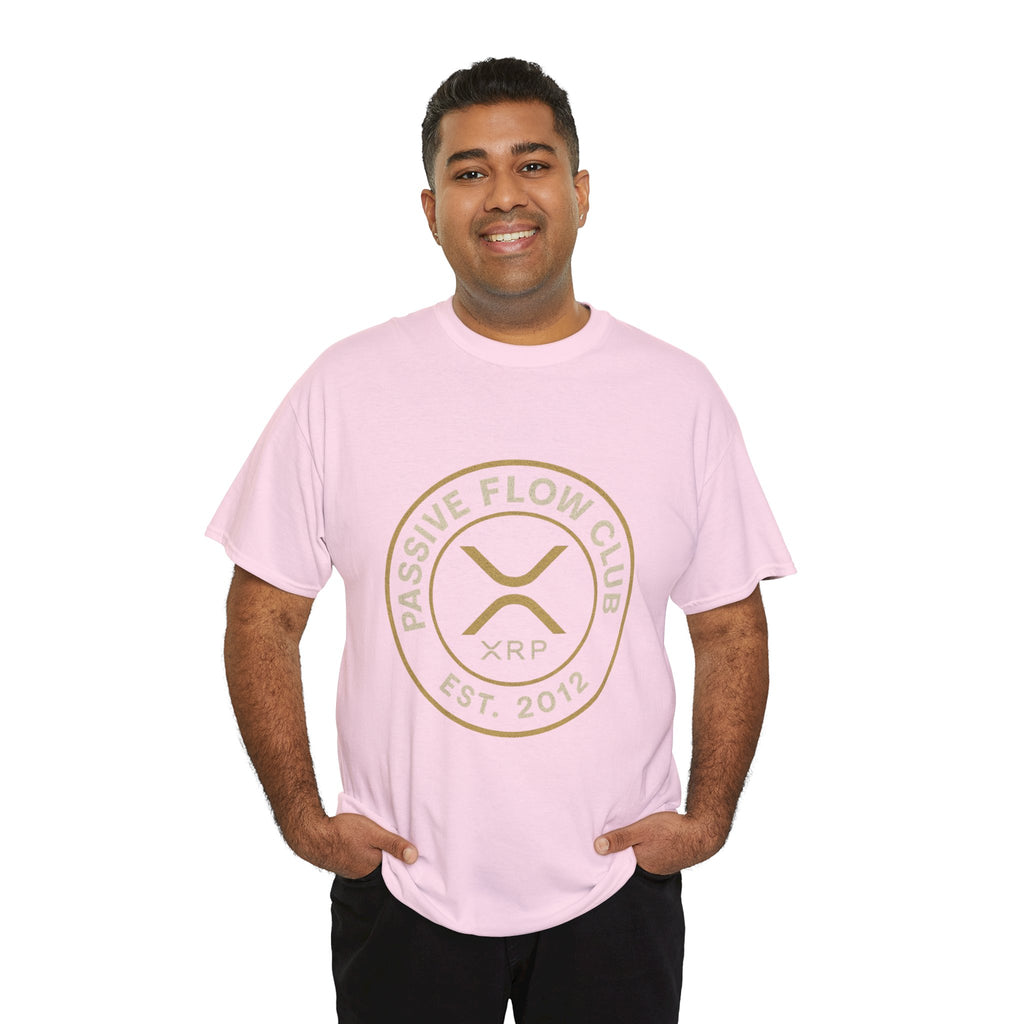 XRP Passive Flow Club T‑Shirt — Crypto Logo Tee (Est. 2012)