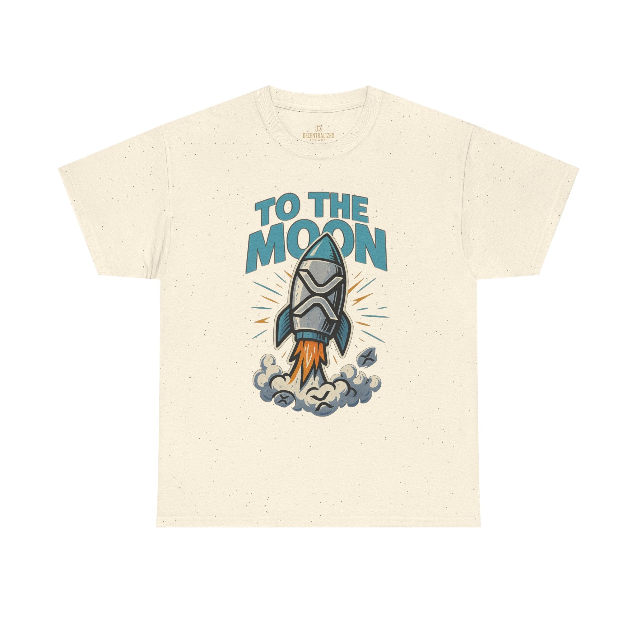To The Moon Rocket T-Shirt — Space Graphic Tee for Crypto & Space Enthusiasts