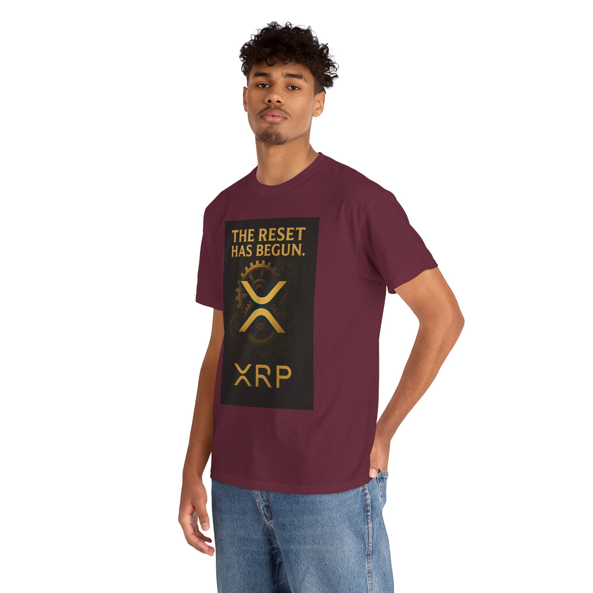 XRP Crypto Tee — "The Reset Has Begun" Bitcoin Alternative Shirt