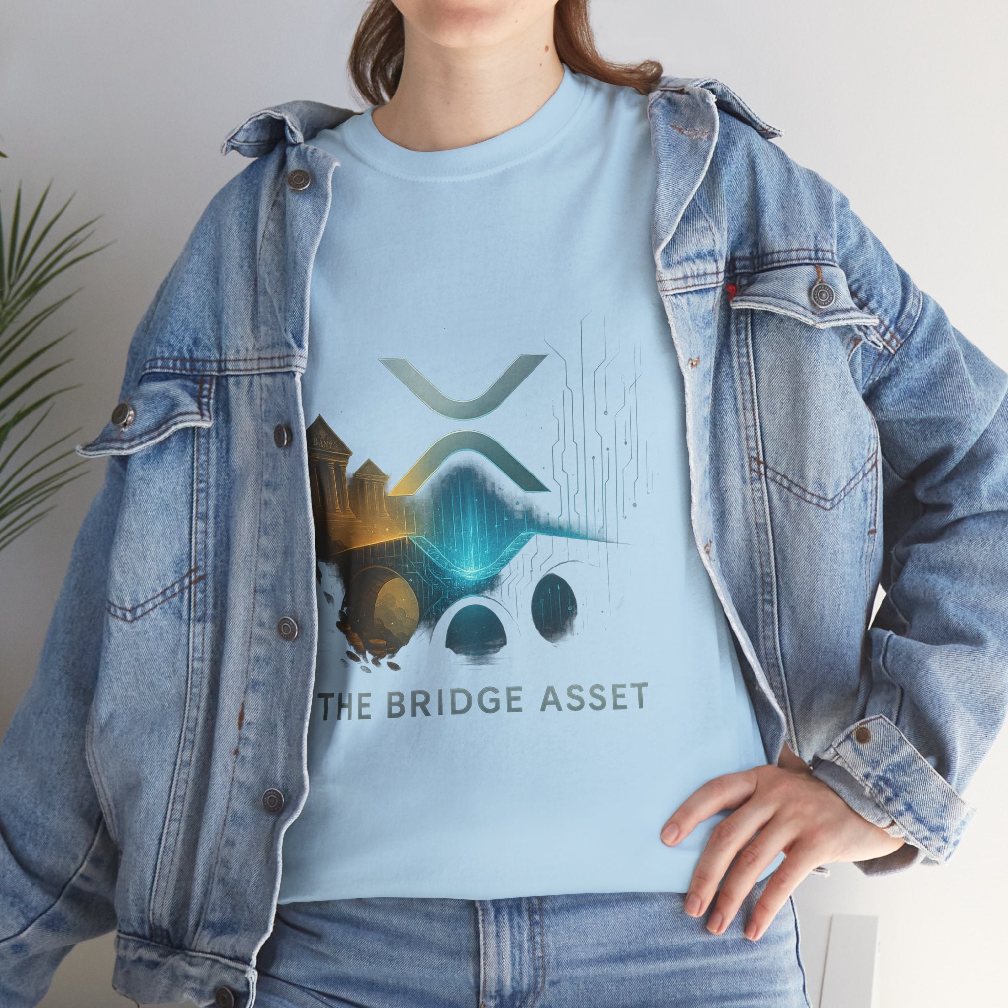 Ripple XRP Crypto Tee — 'The Bridge Asset' Logo T-Shirt