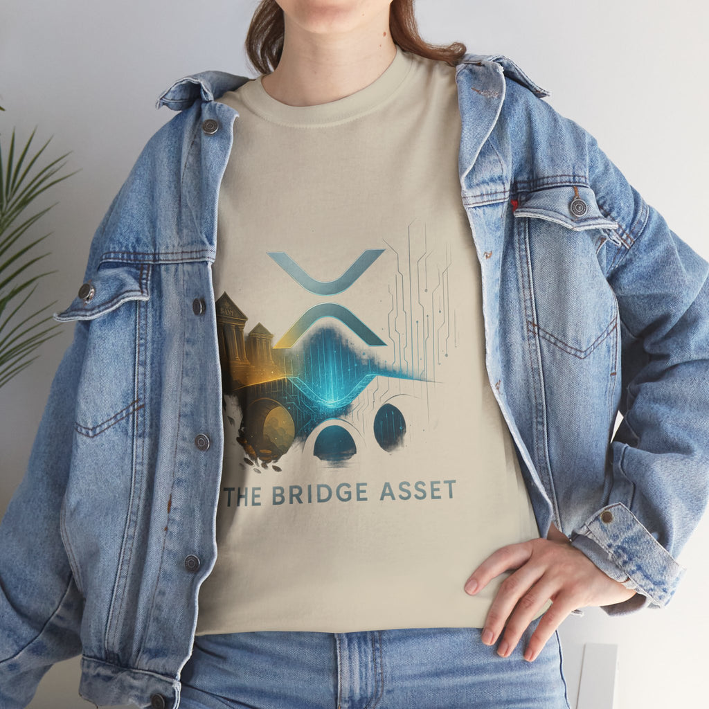 Ripple XRP Crypto Tee — 'The Bridge Asset' Logo T-Shirt