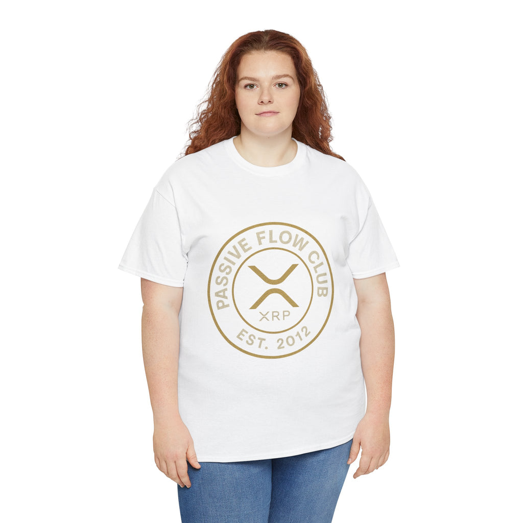 XRP Passive Flow Club T‑Shirt — Crypto Logo Tee (Est. 2012)