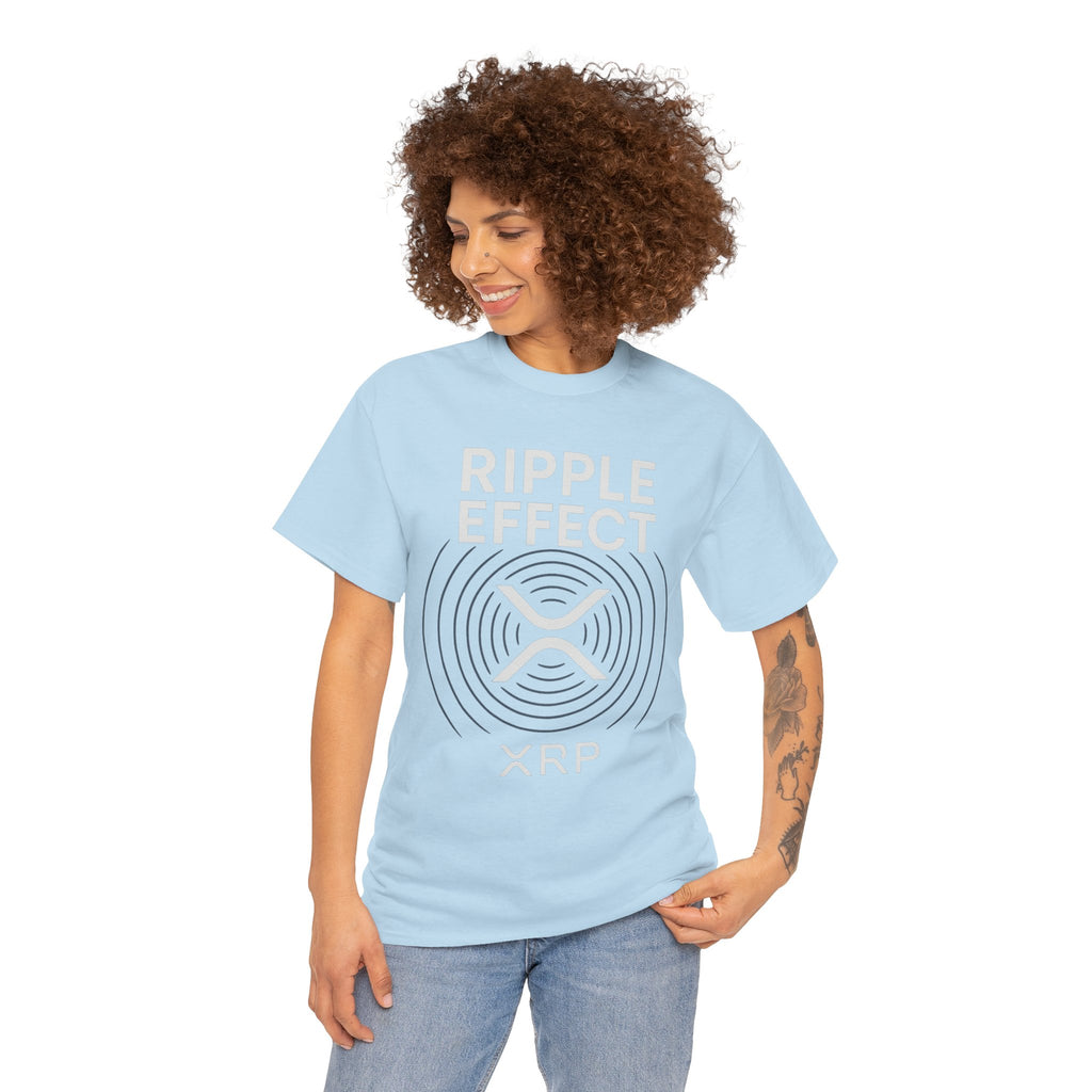 Ripple Effect XRP Tee — Minimal Cryptocurrency Logo T-Shirt
