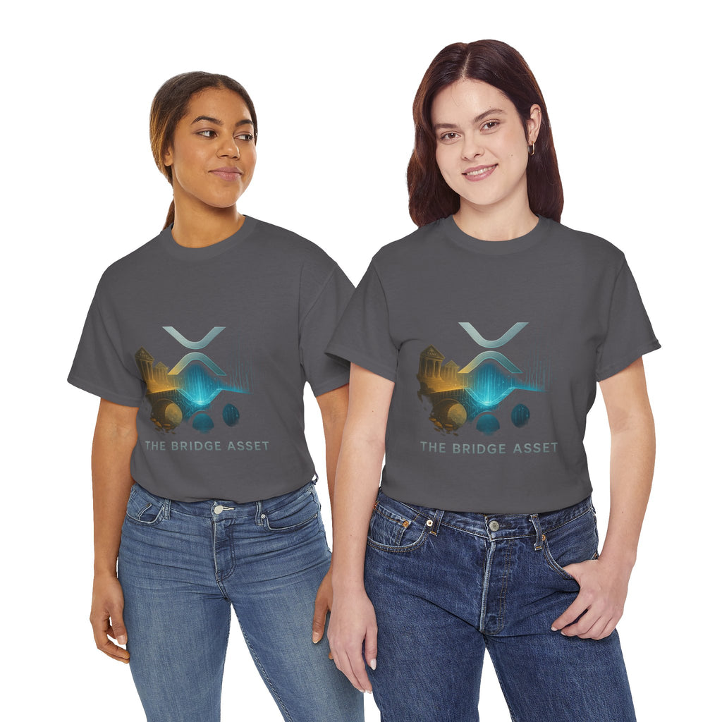 Ripple XRP Crypto Tee — 'The Bridge Asset' Logo T-Shirt