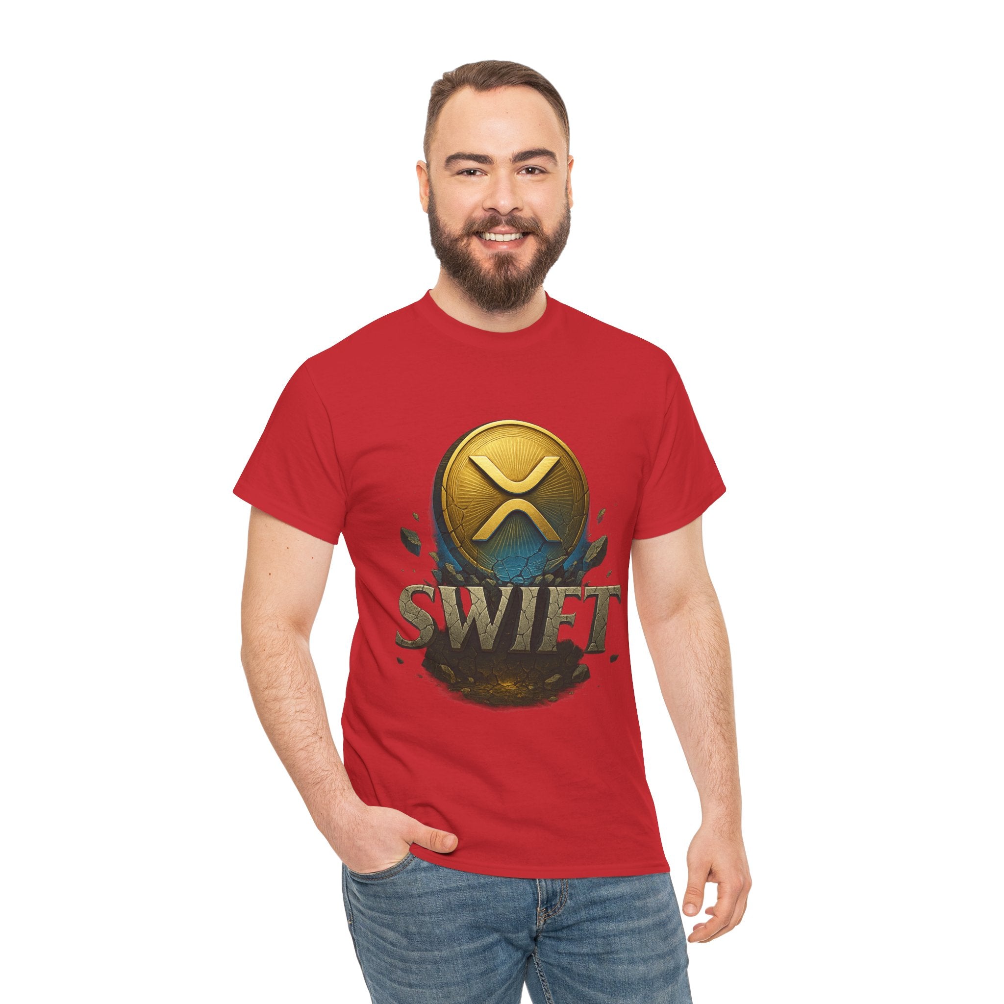 XRP Swift Cryptocurrency T‑Shirt — Ripple Coin Logo Graphic Tee