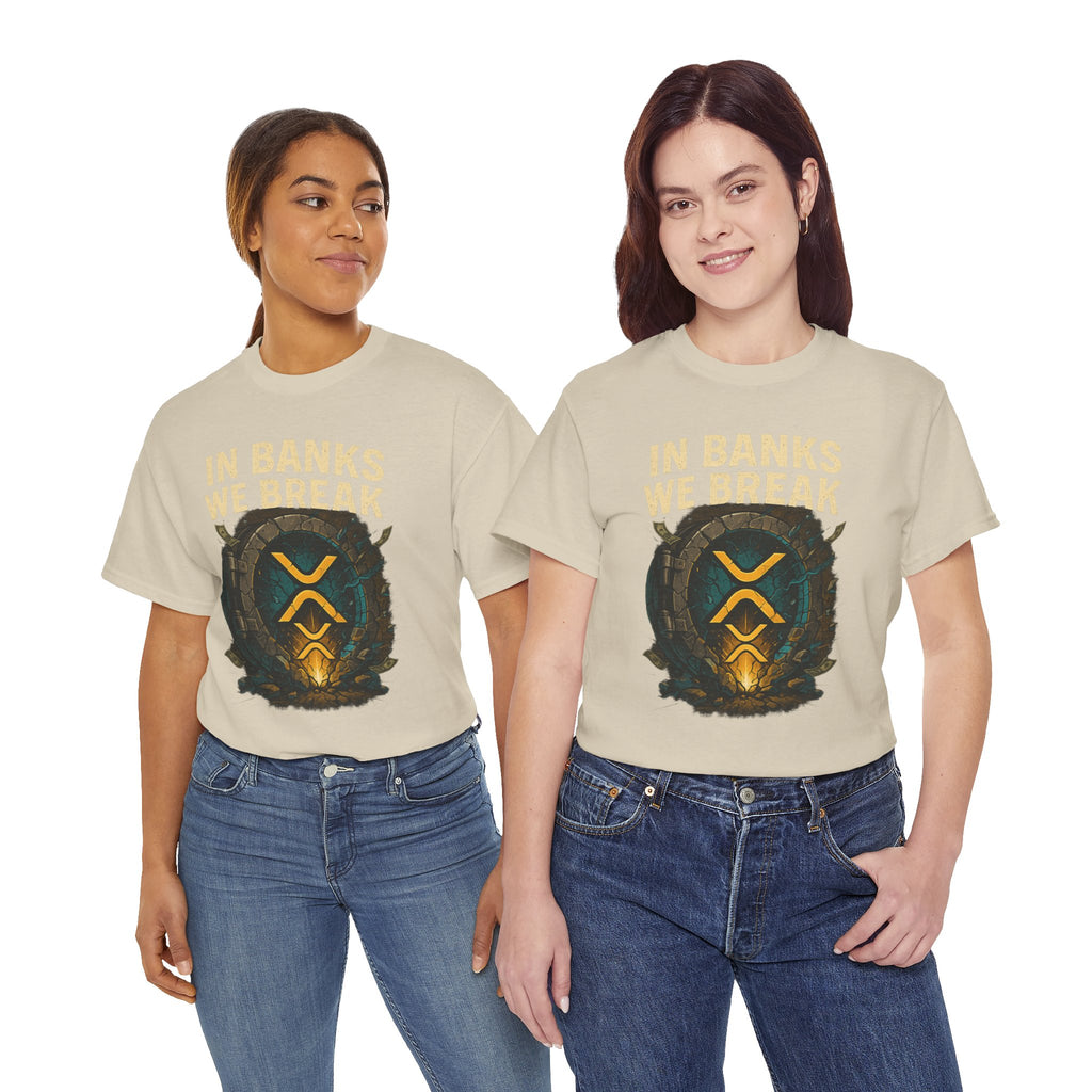 In Banks We Break XRP Crypto Graphic Tee