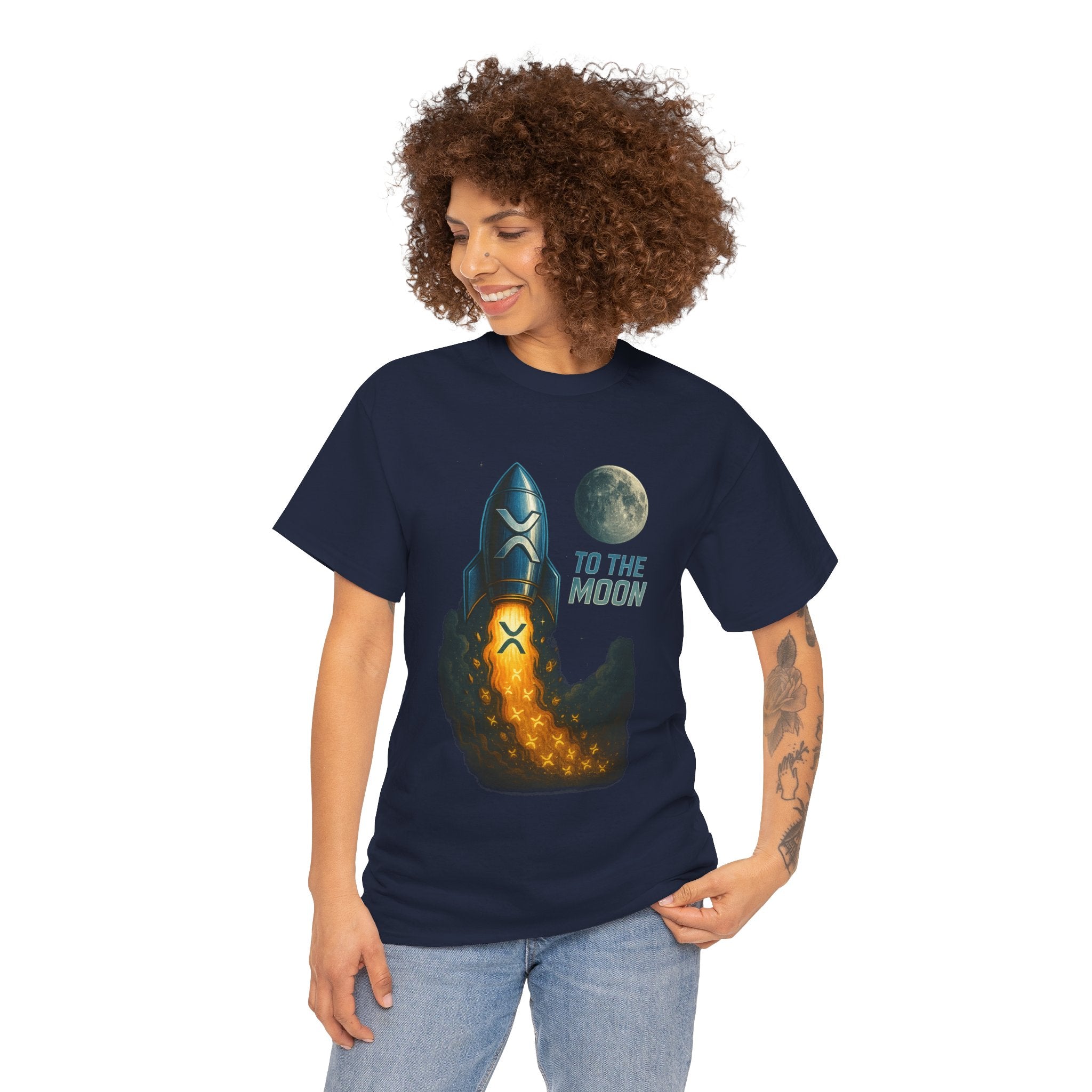 Rocket 'To the Moon' T-Shirt - Space Exploration Graphic Tee