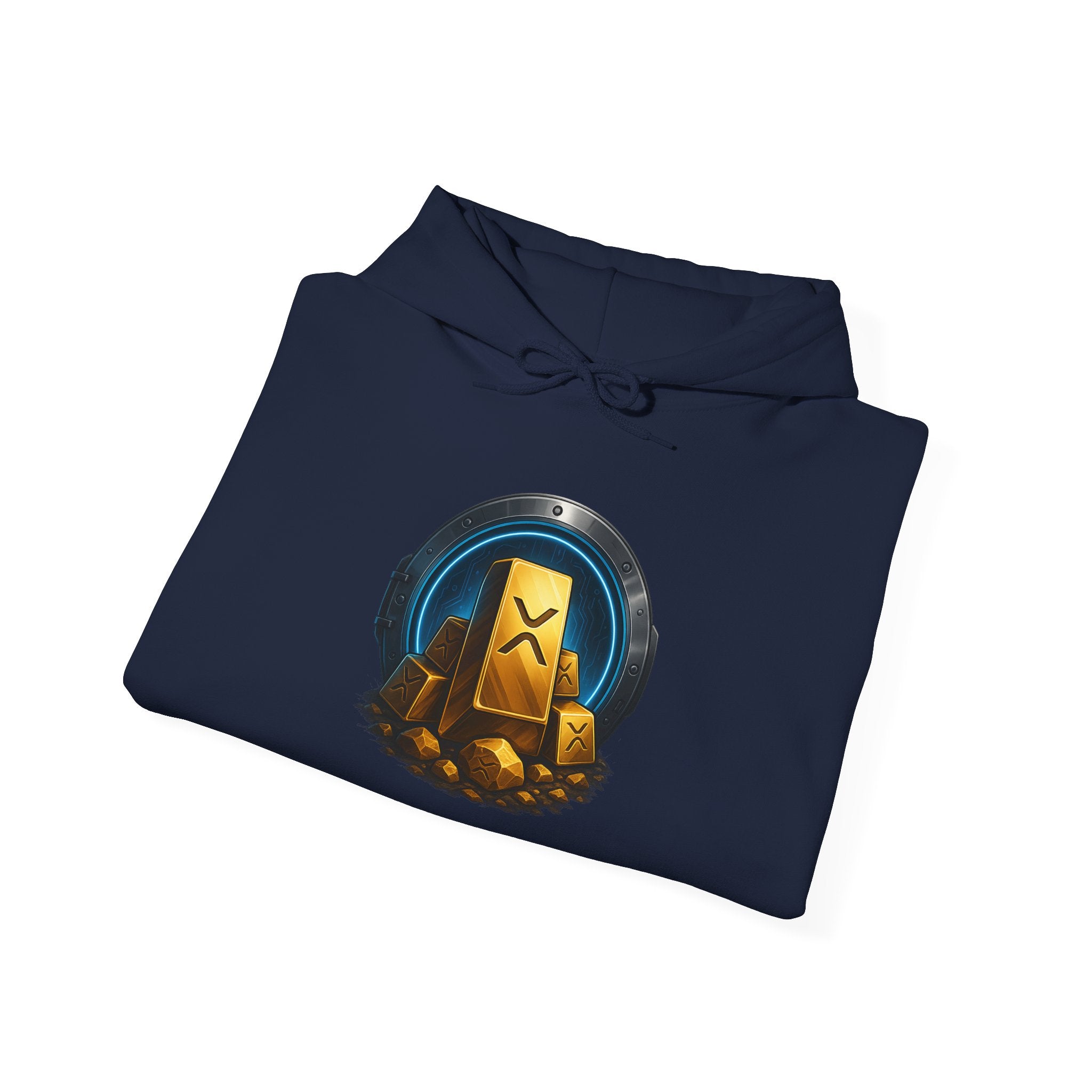Gaming Treasure Hoodie — Gold Loot Chest Emblem