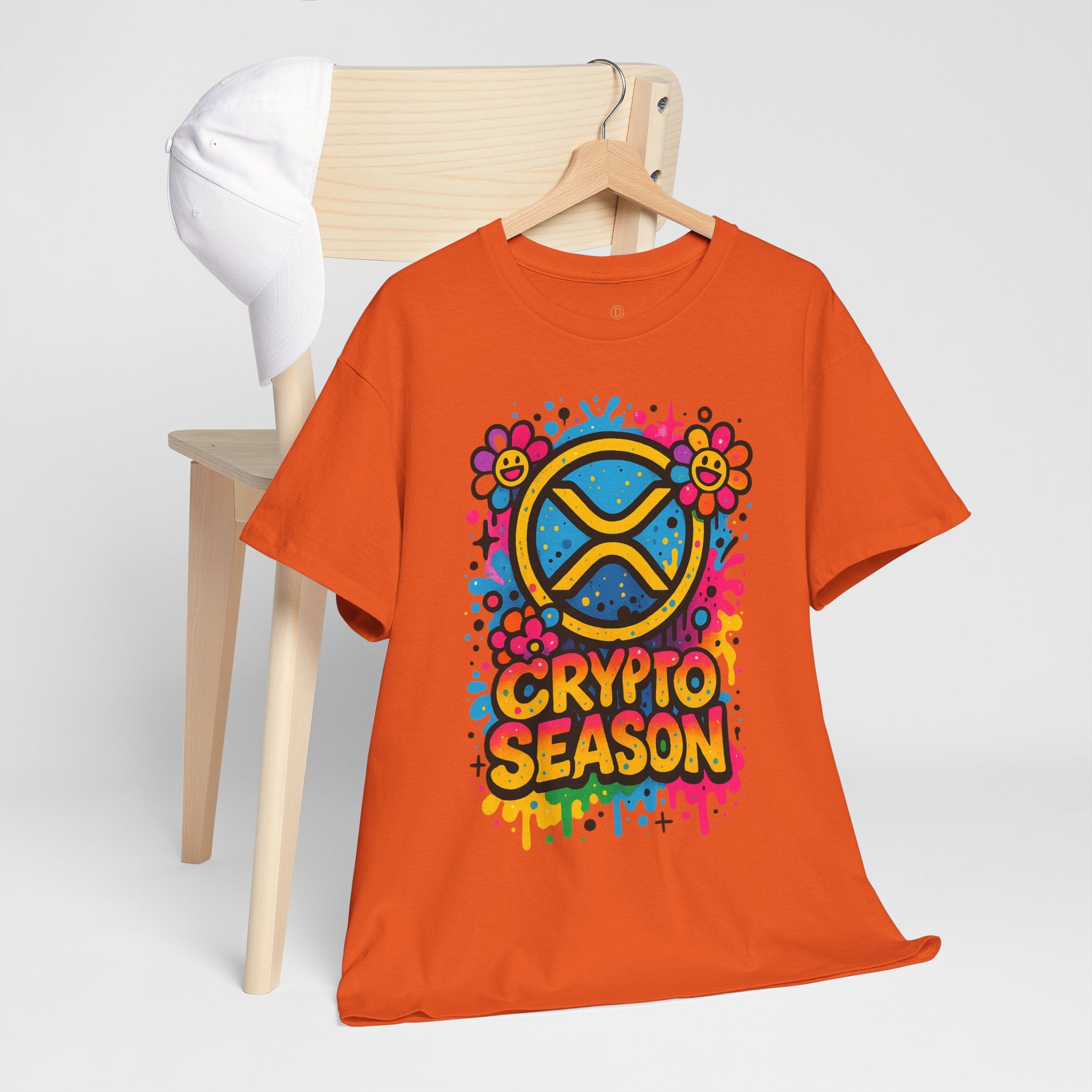 Crypto Season T-Shirt — Colorful Ripple XRP Logo Tee