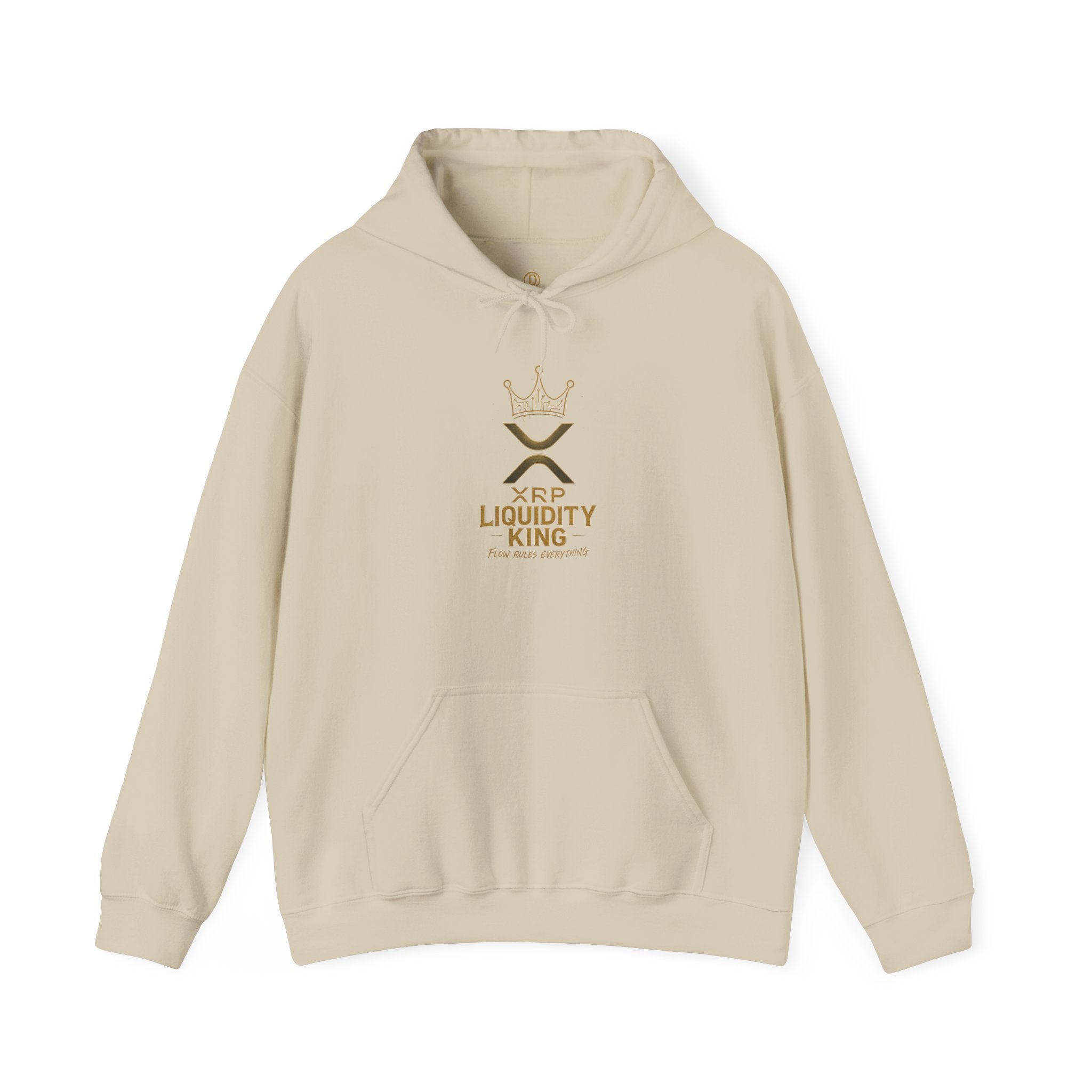 XRP Liquidity King Hoodie — Crypto Logo Pullover for Traders & Investors