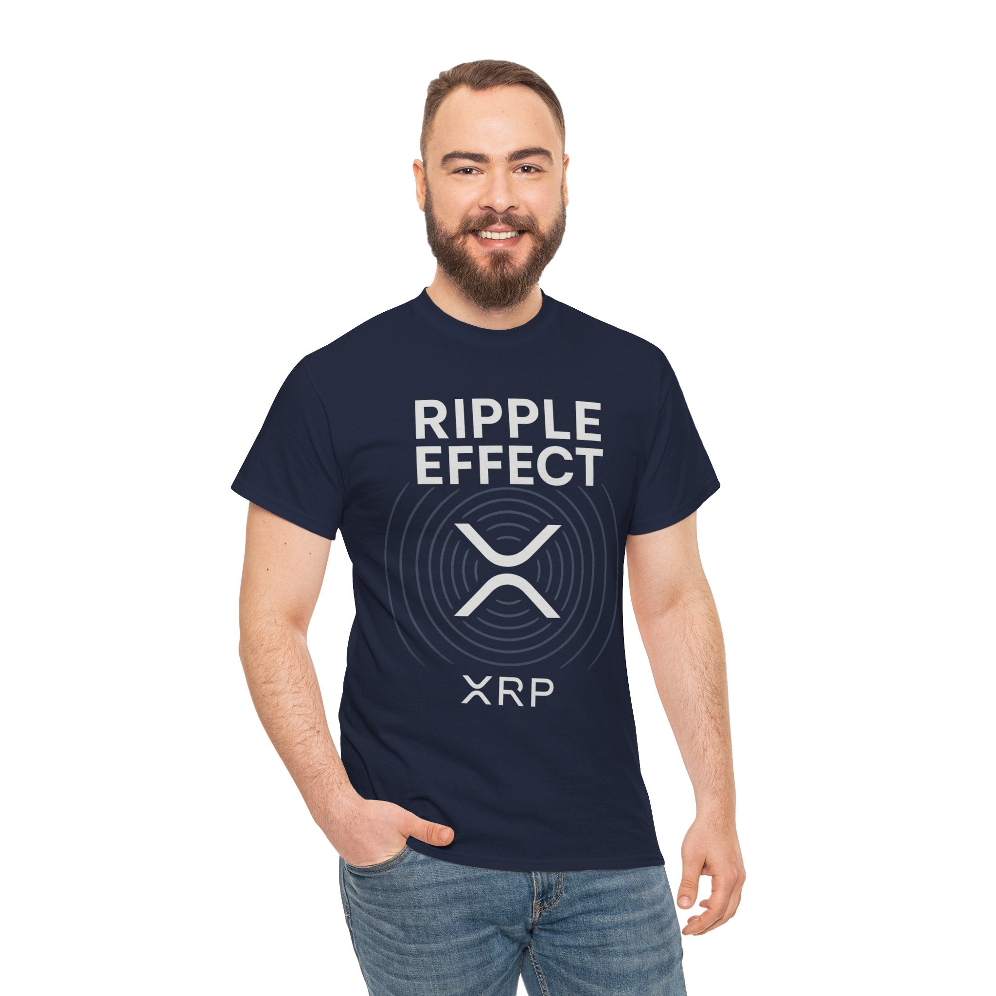 Ripple Effect XRP Tee — Minimal Cryptocurrency Logo T-Shirt