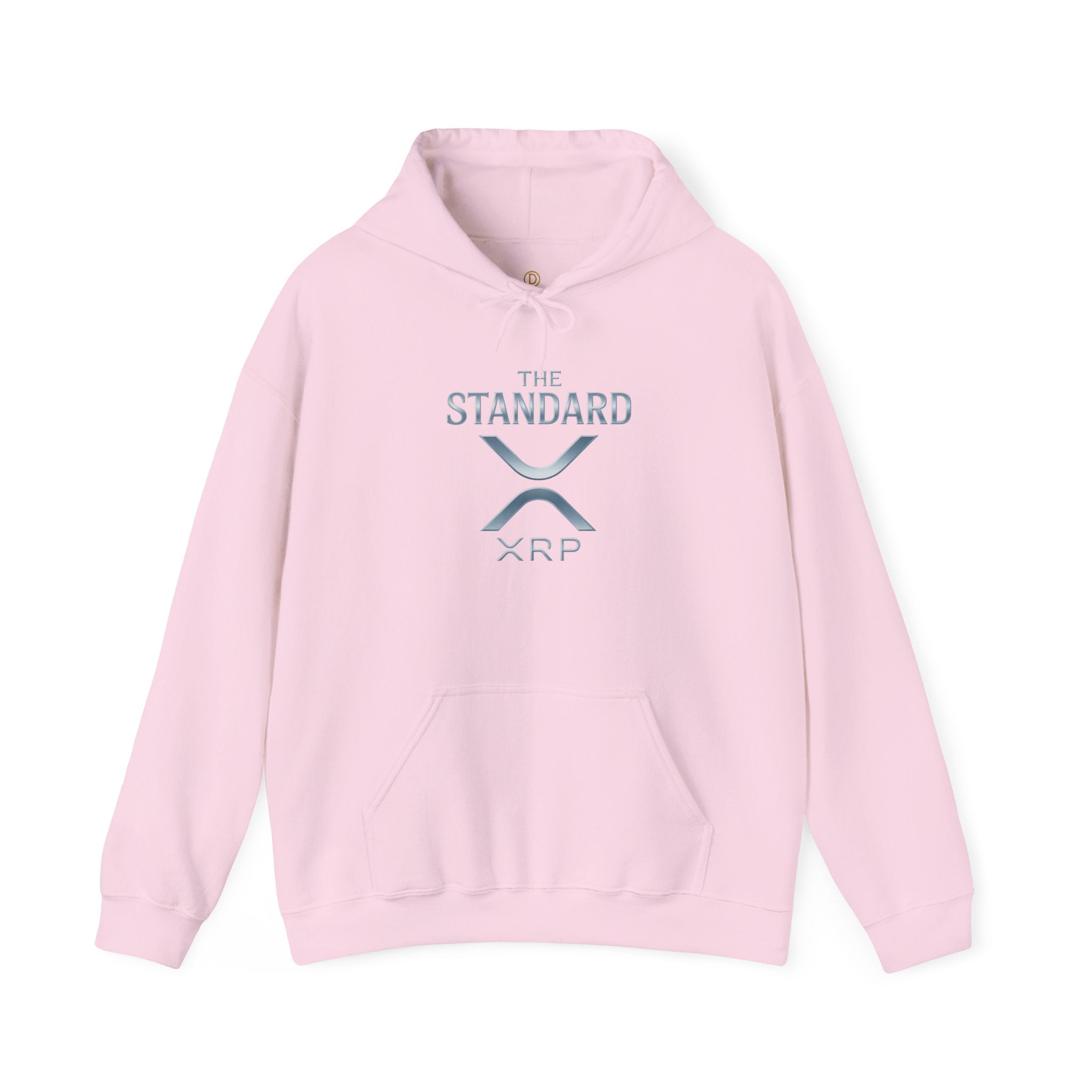 XRP 'The Standard' Logo Hoodie — Crypto Casual Pullover