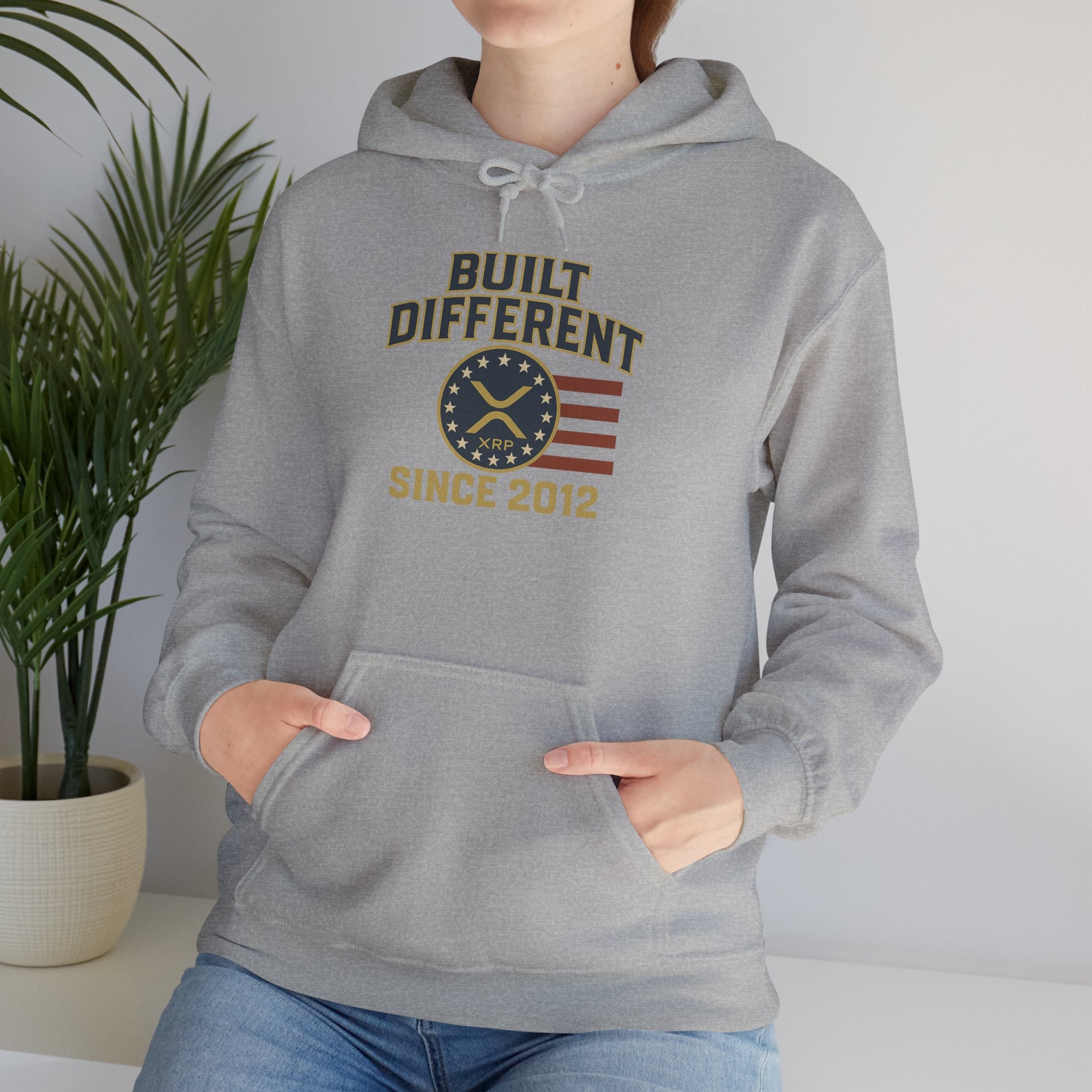 Built Different Hoodie • 'Built Different Since 2012' Patriotic Casual Pullover