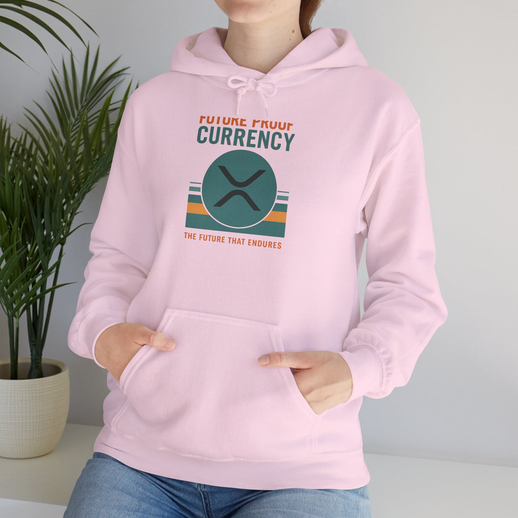 Ripple Crypto Hoodie – “Future Proof Currency” Retro Logo Sweatshirt